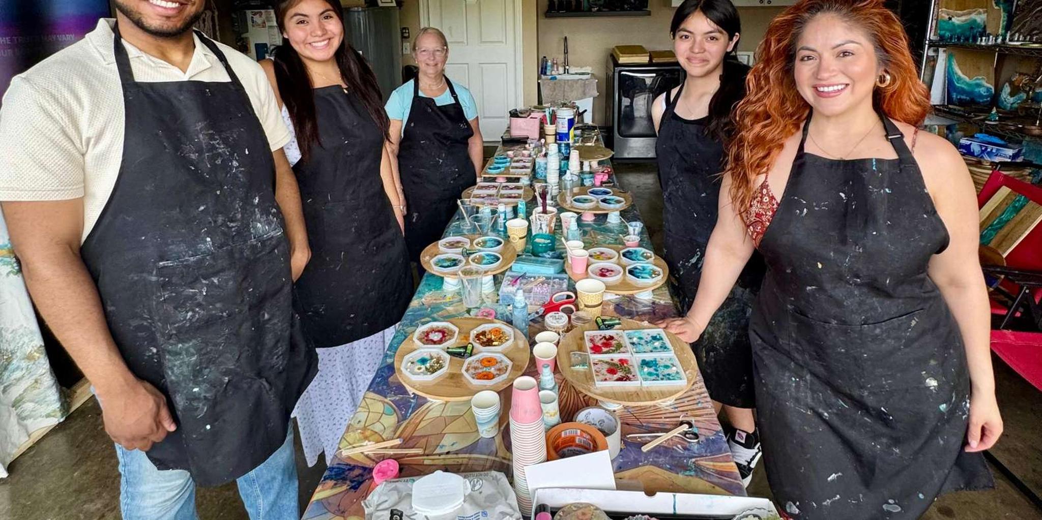Maui Resin Coaster Workshop