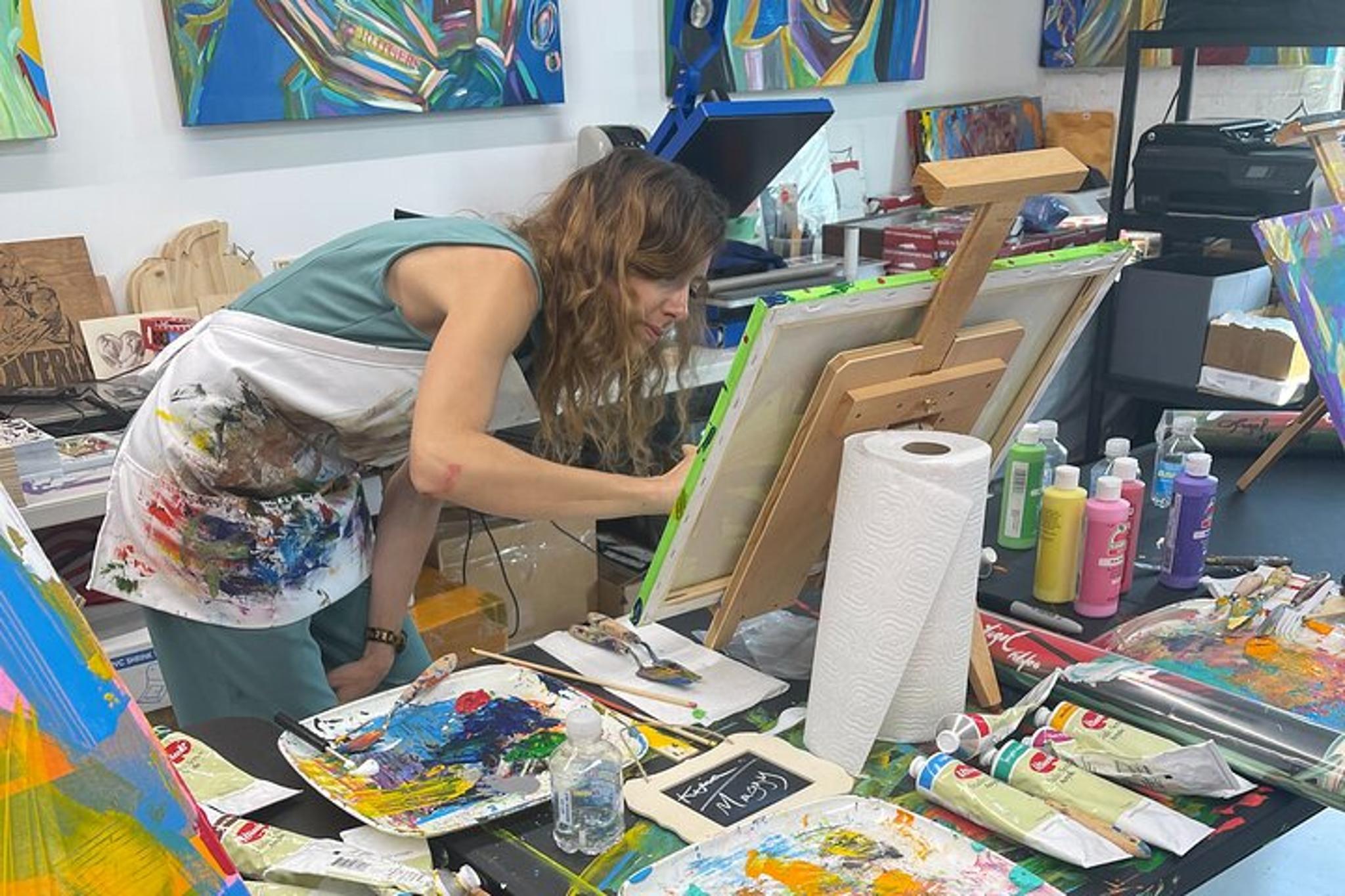 New York City Abstract Painting Class - Image 4