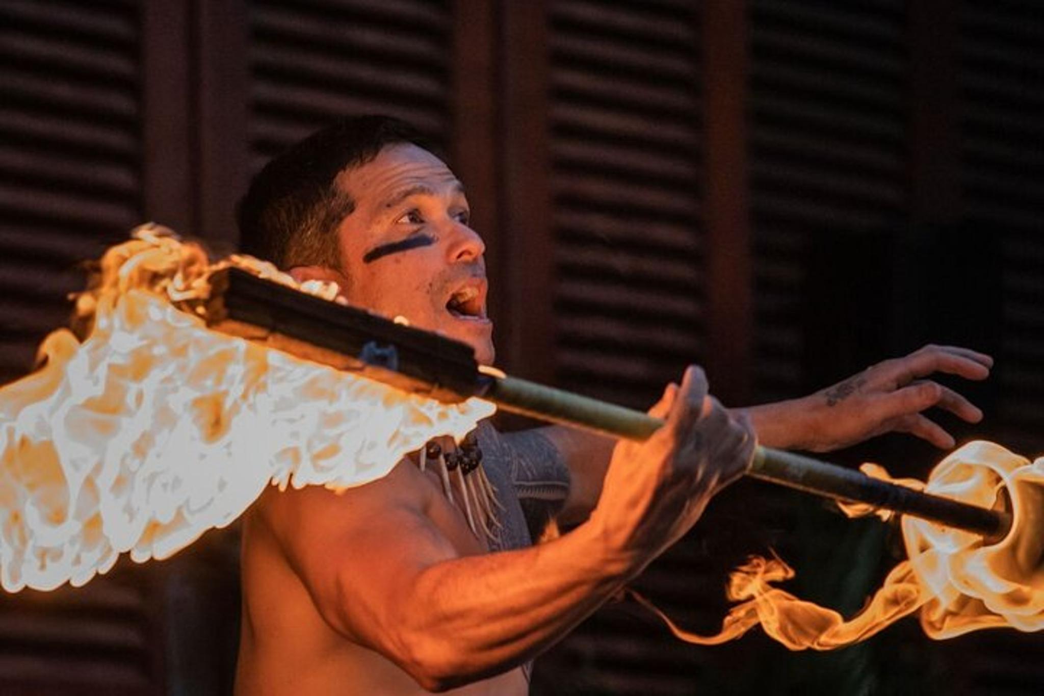 Maui Hula and Fire Dancing Show at South Maui Gardens