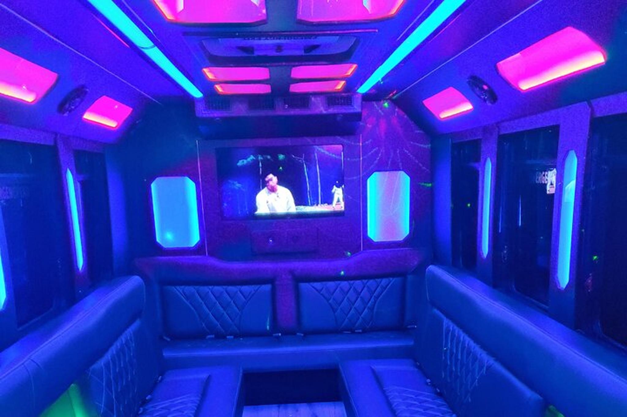 Las Vegas Private Airport Party Bus - Image 4