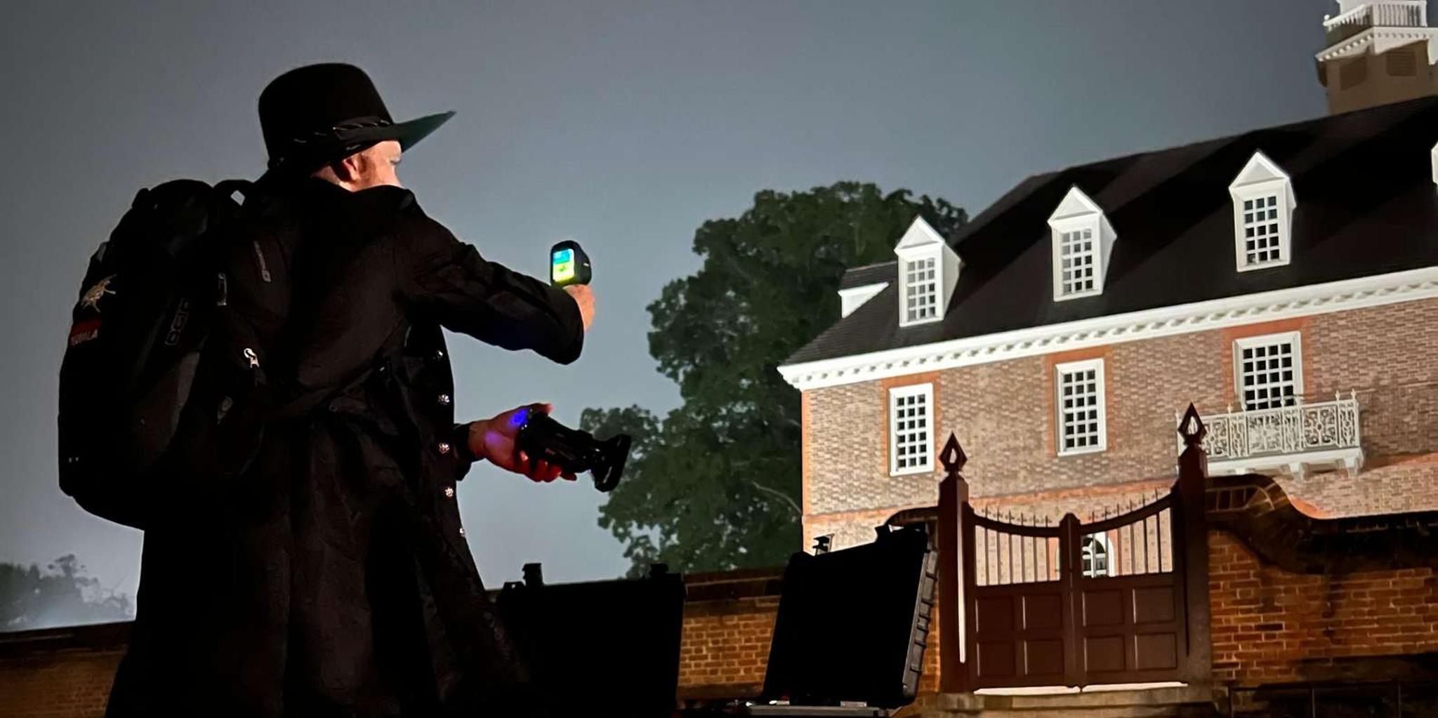 Williamsburg Night Ghost Tour with Paranormal Equipment