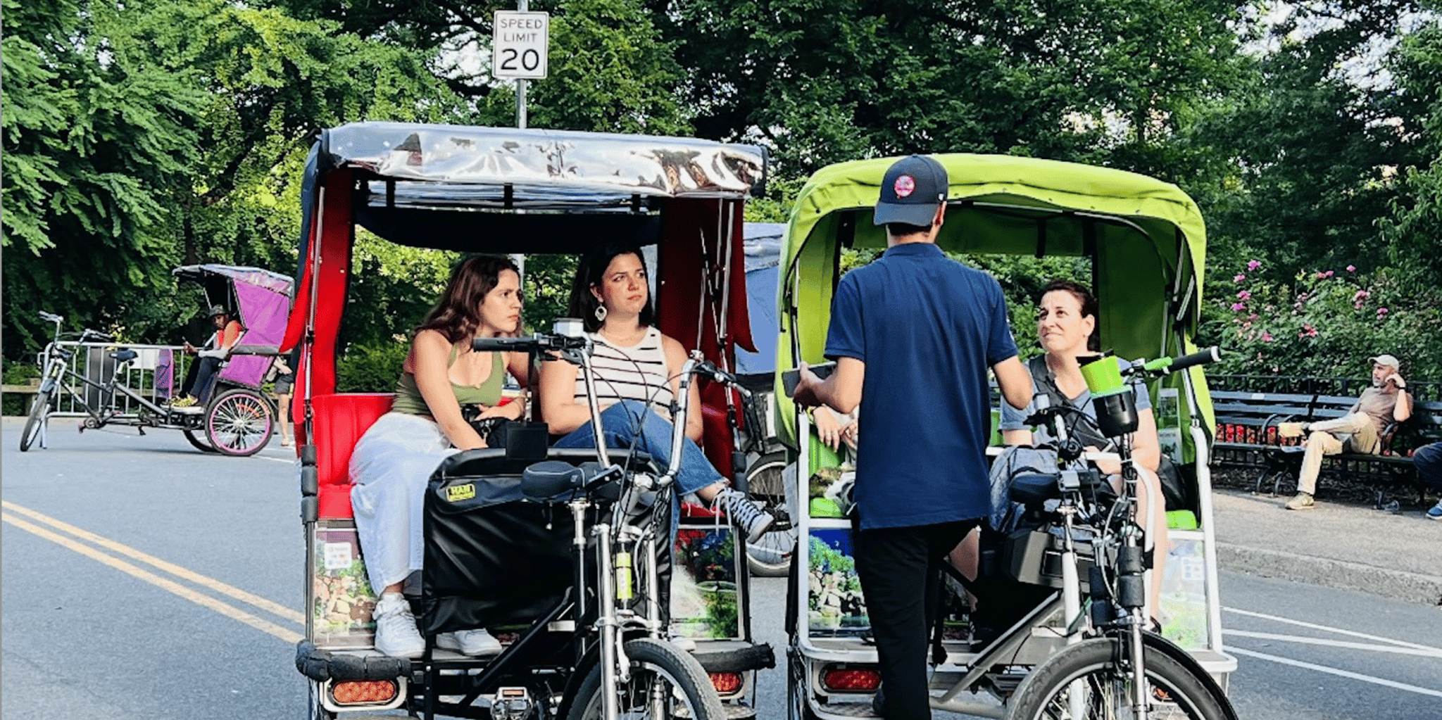 New York Central Park Pedicab Tour with Photo Stops