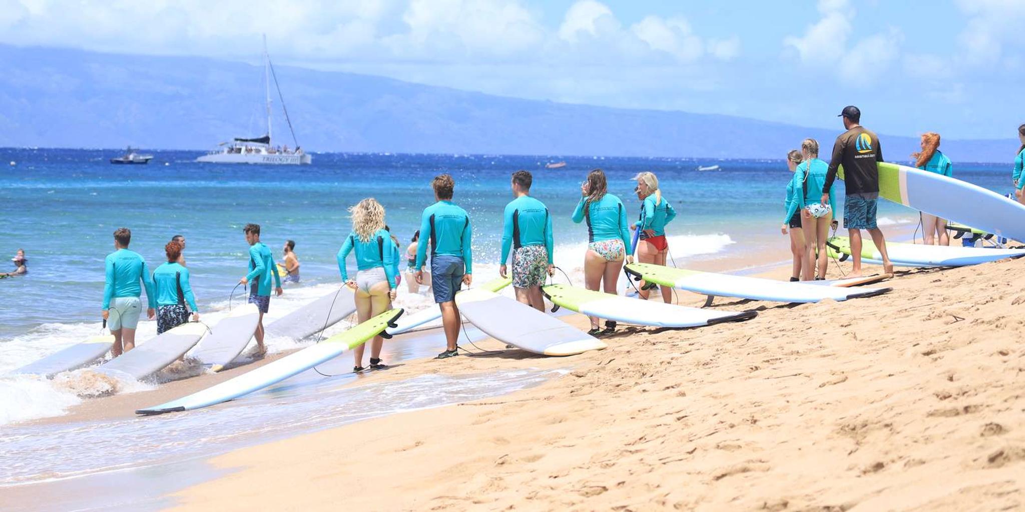 Kaanapali Beach Group Surf Lesson - Image 3