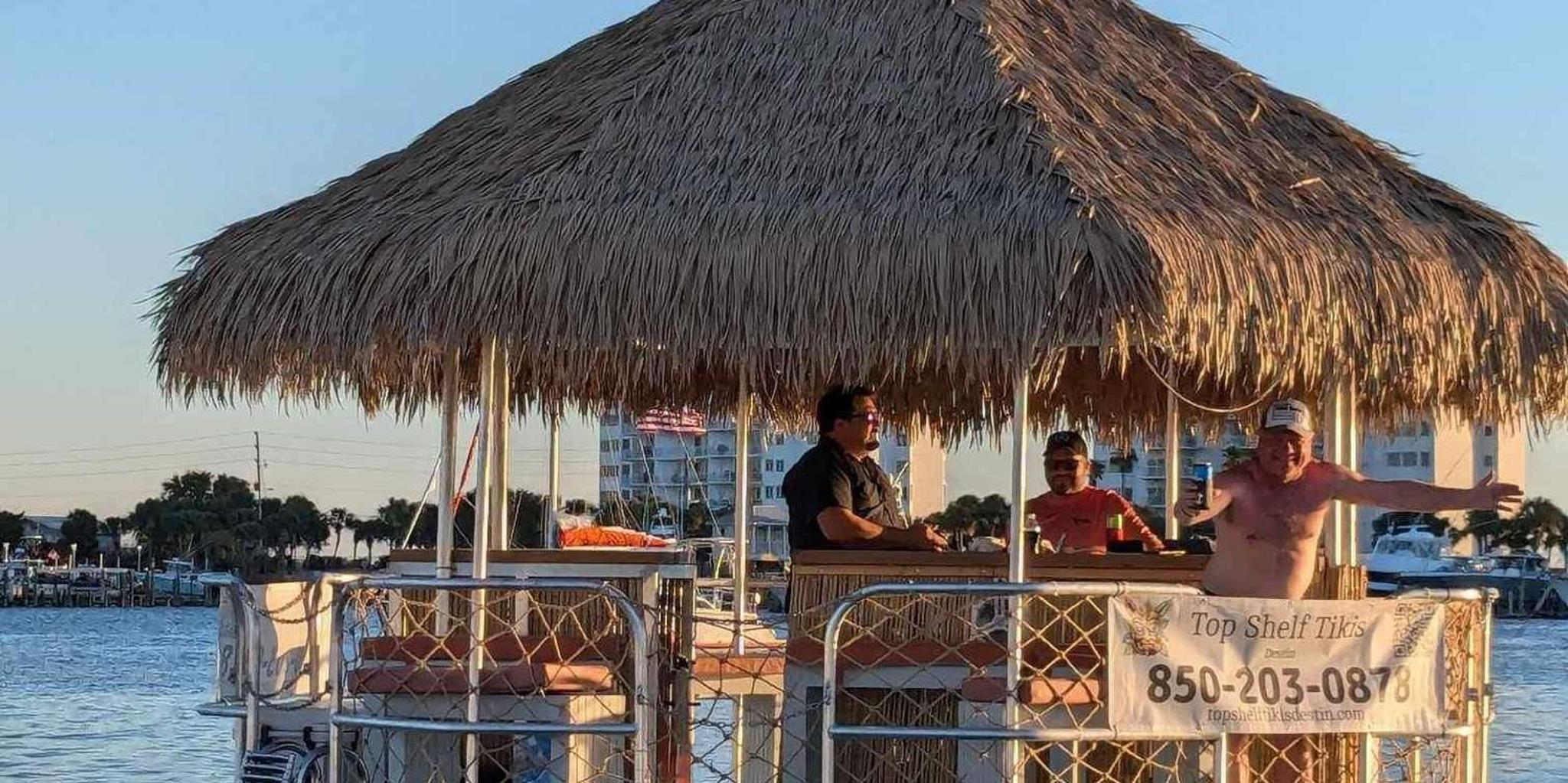 Panama City Beach Sunset Tiki Boat Tour 90 Min - Image 2