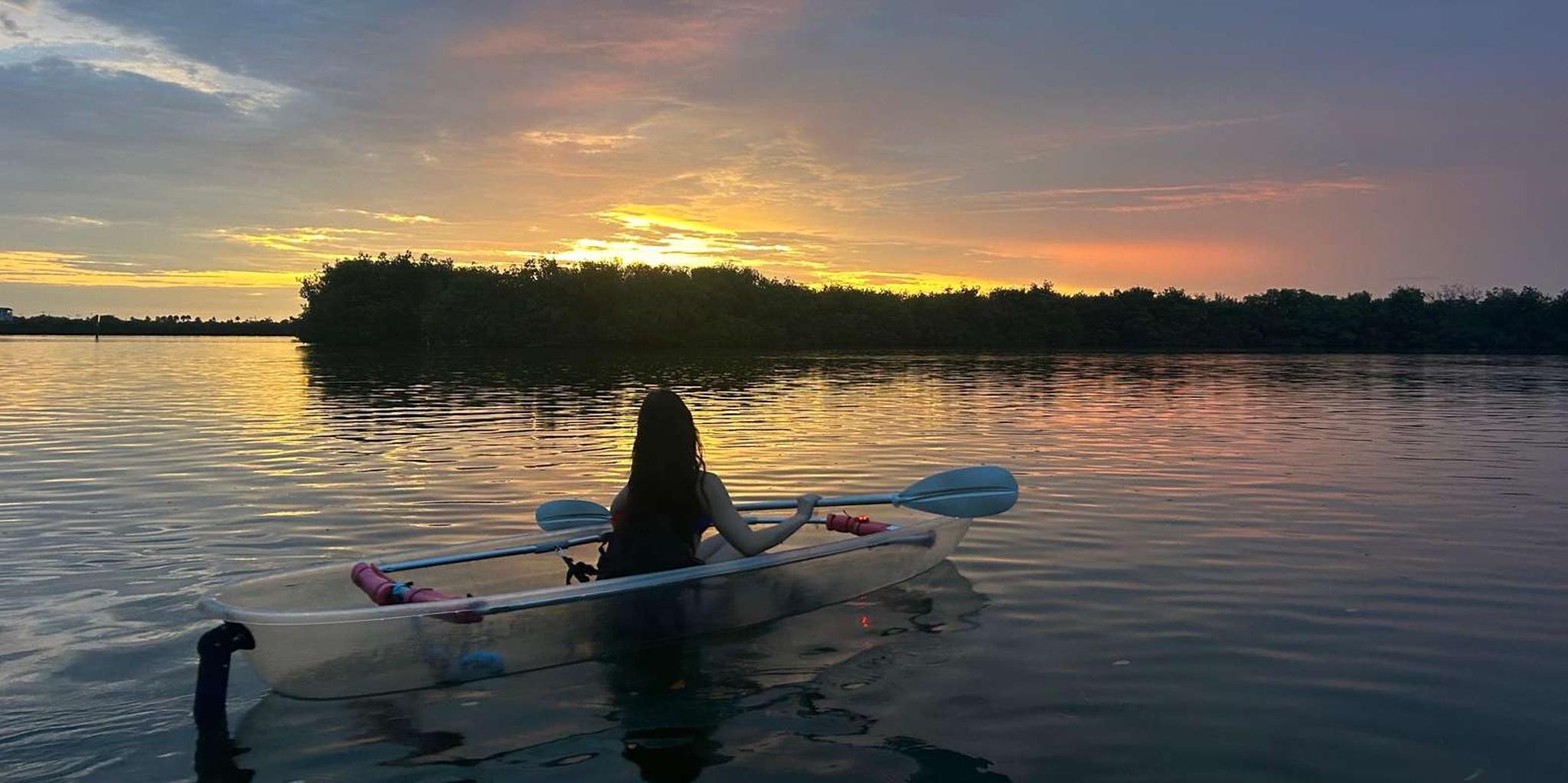 Orlando Sunset Clear Kayak or Paddleboard Tour