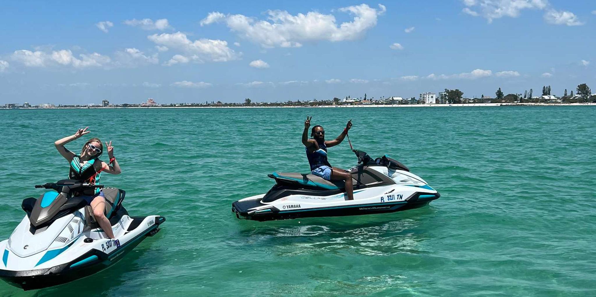 St. Petersburg Jet Ski Tour with Island Hopping 2 hr - Image 1