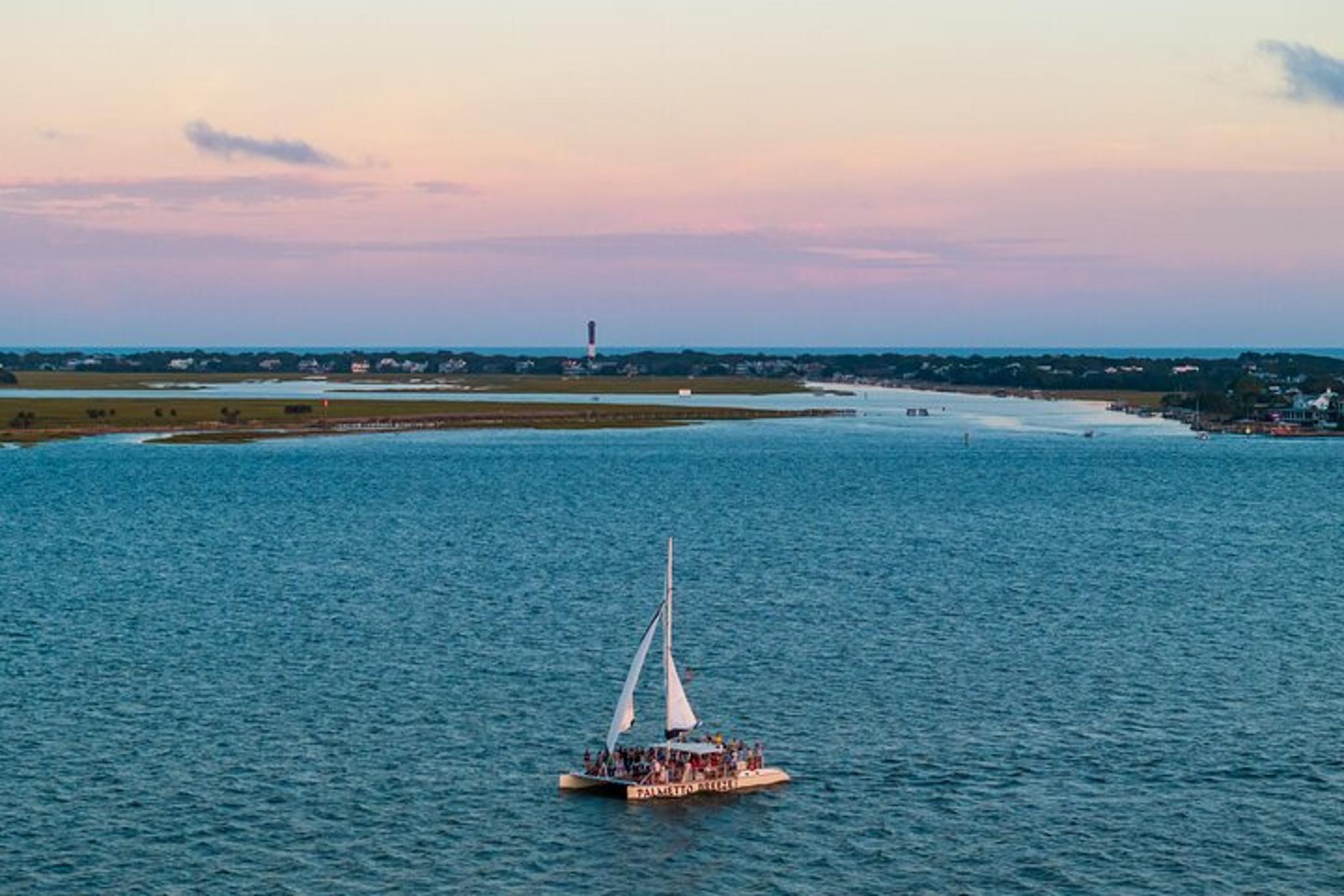 Charleston Catamaran Sail at Sunset