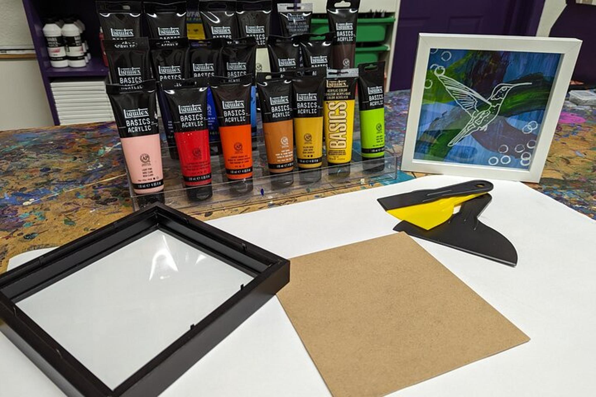 Estes Park Wildlife Shadow Box Art Class - Image 2