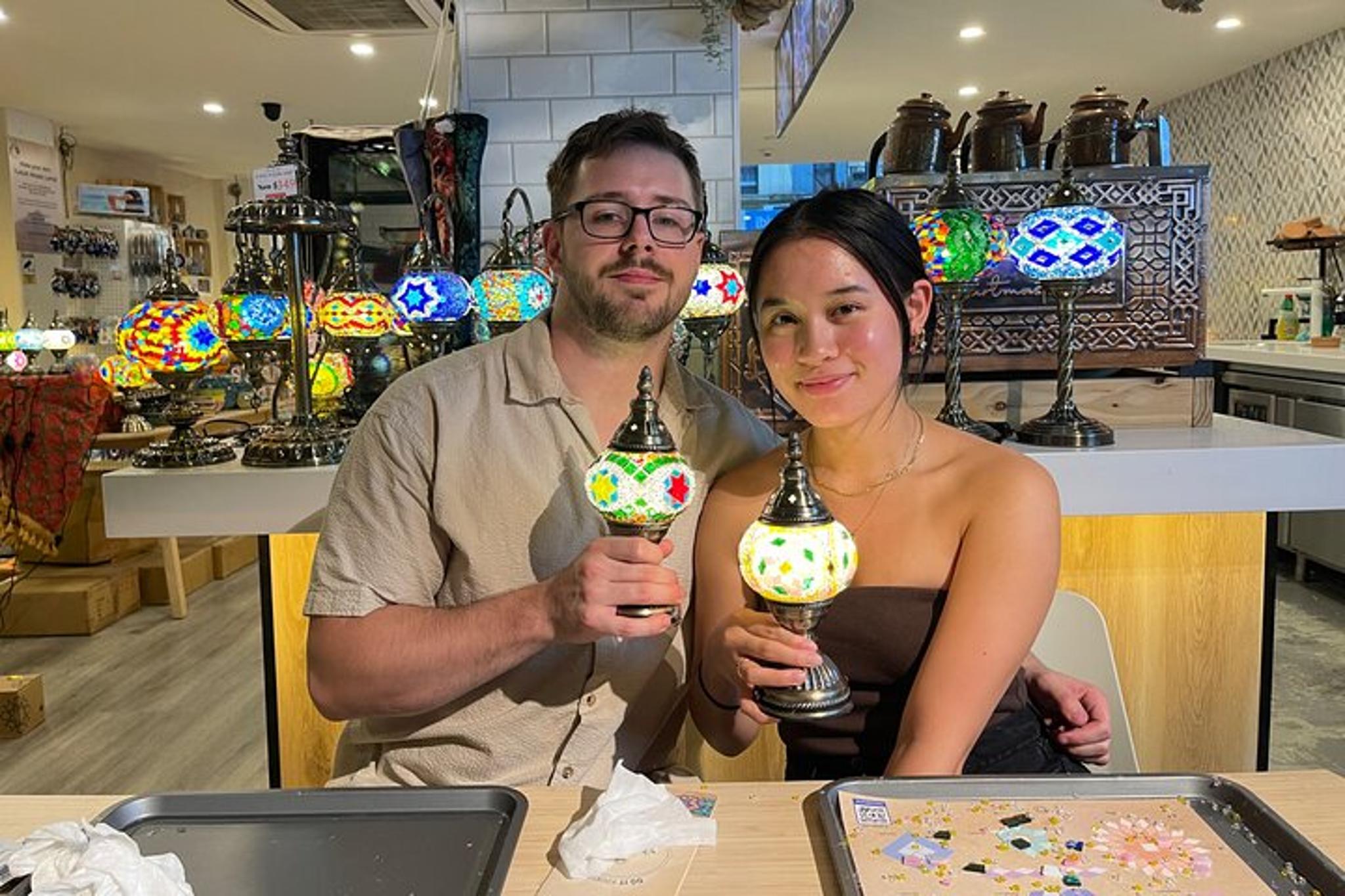 Orange County Mosaic Art Class: Turkish Lamp Workshop - Image 6