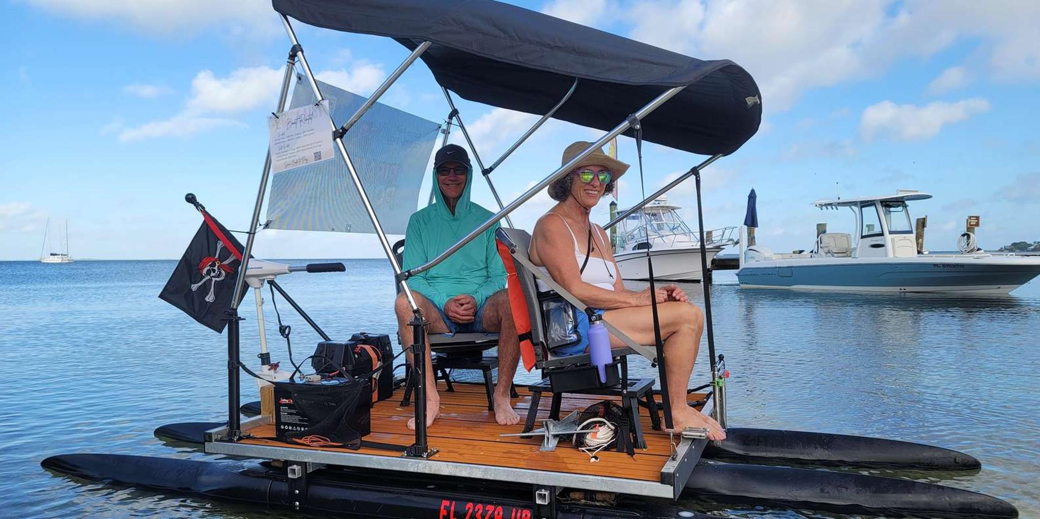 Key Largo Mini Pontoon Tour with Beach Pass - Image 1