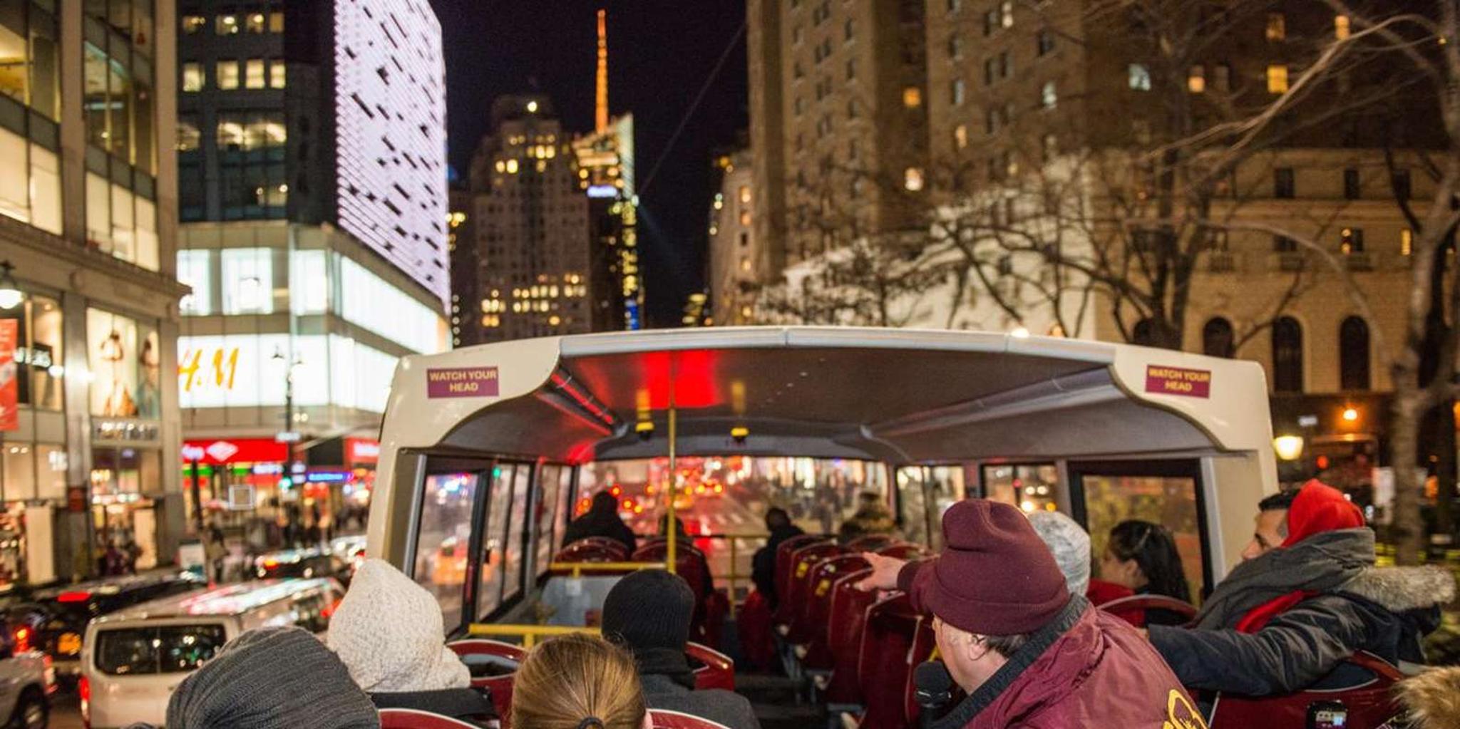 New York City Holiday Lights Night Tour by Open-top Bus - Image 5
