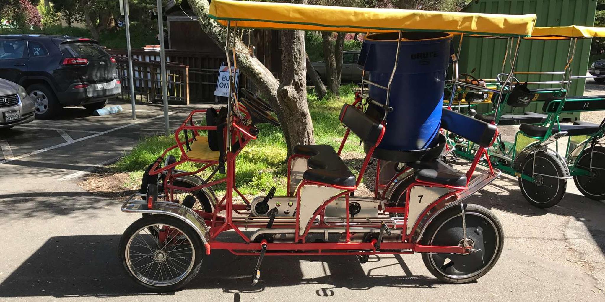 San Francisco Marina Waterfront Surrey Bike Rental - Image 2