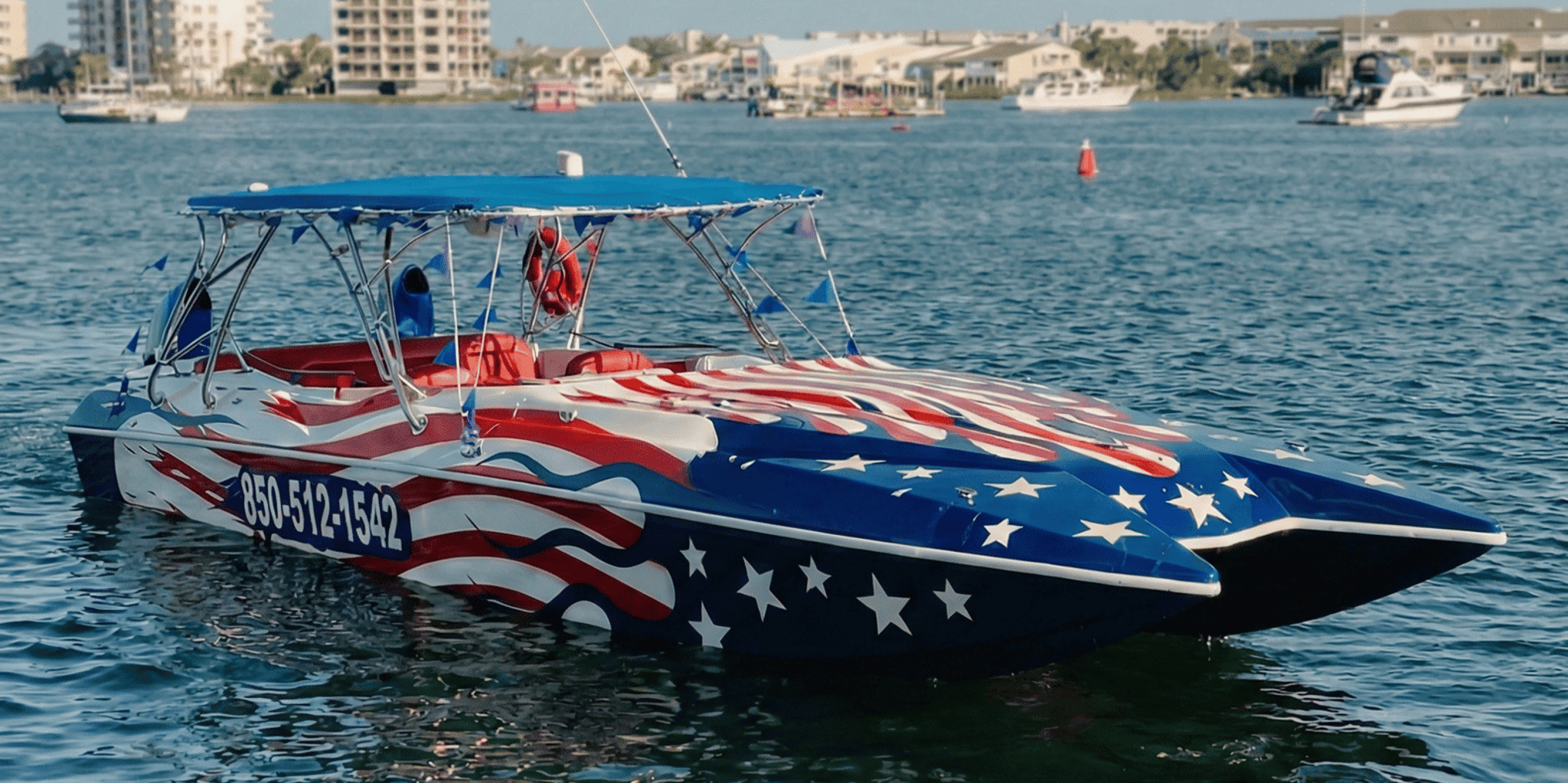 Destin Speedboat Tour with Dolphin Watching - Image 1