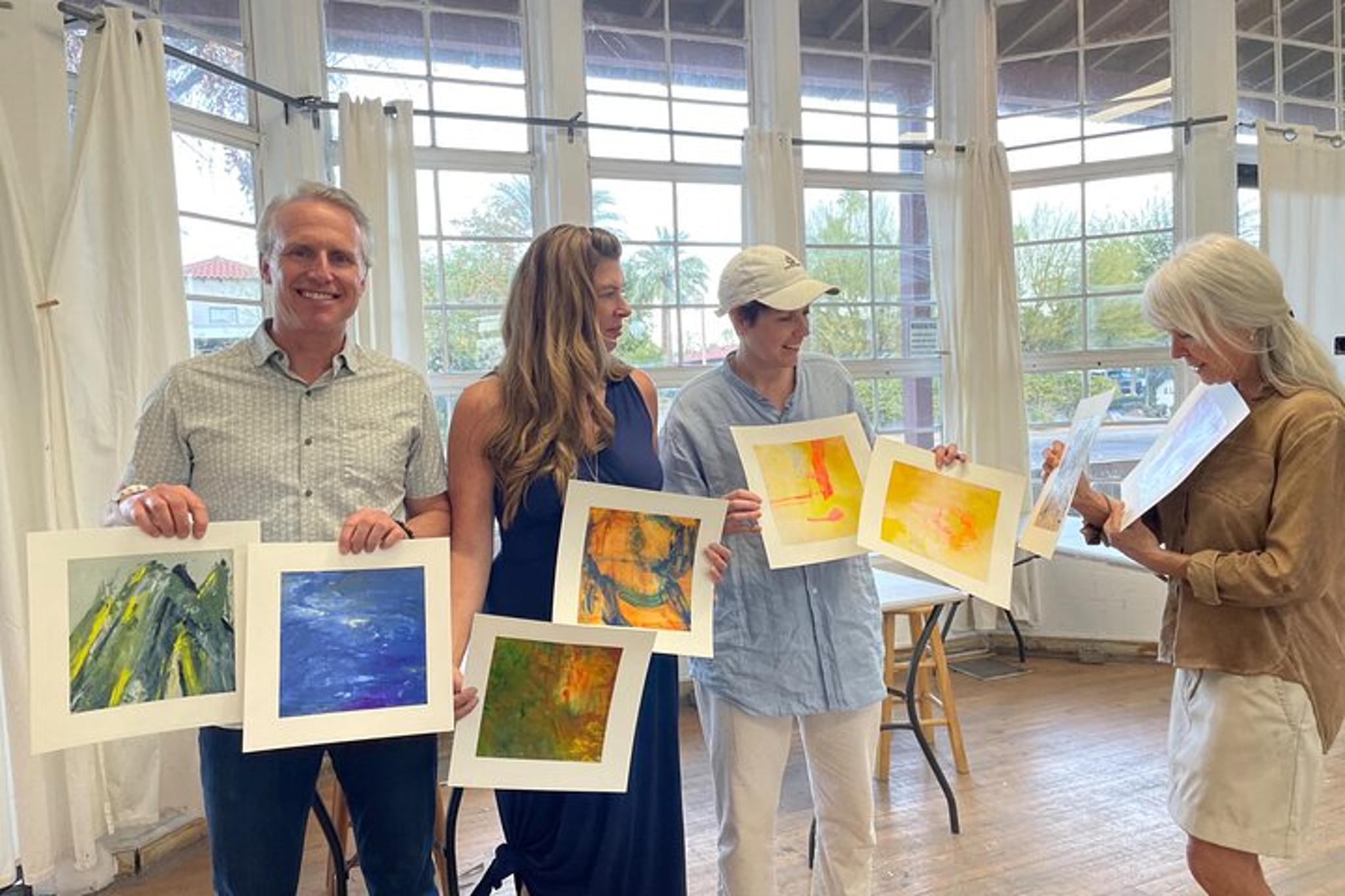 Palm Springs Abstract Painting Workshop - Image 4