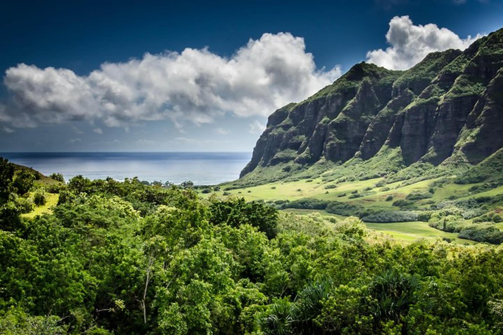 Oahu Circle Island Tour with Waimea Waterfall