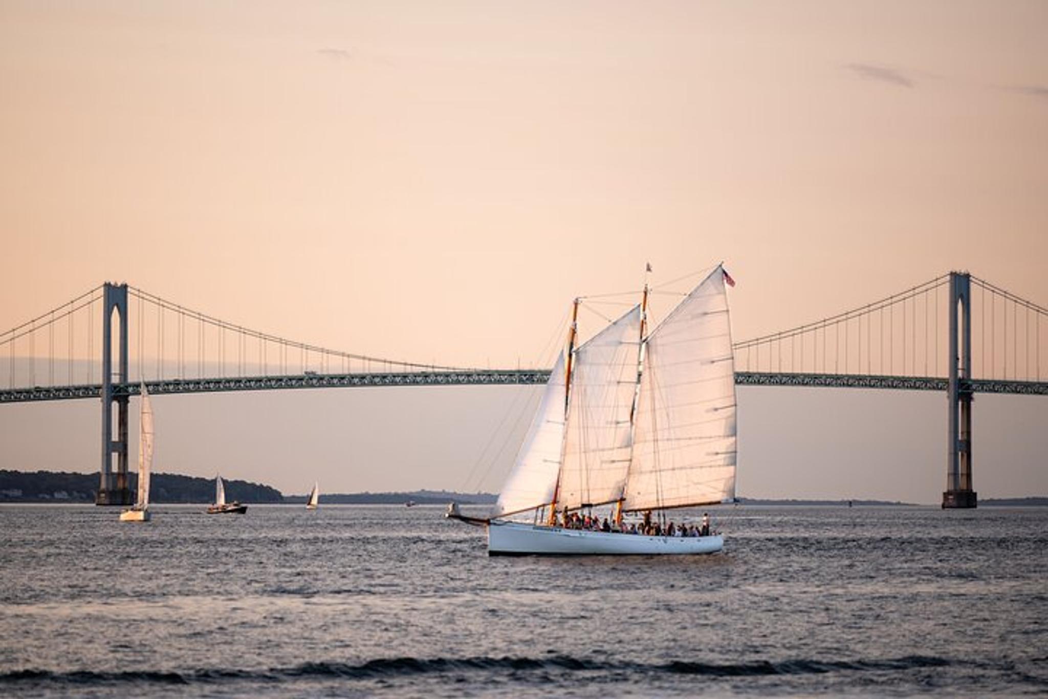 Newport Sunset Sail on Classic Sailboat - Image 4