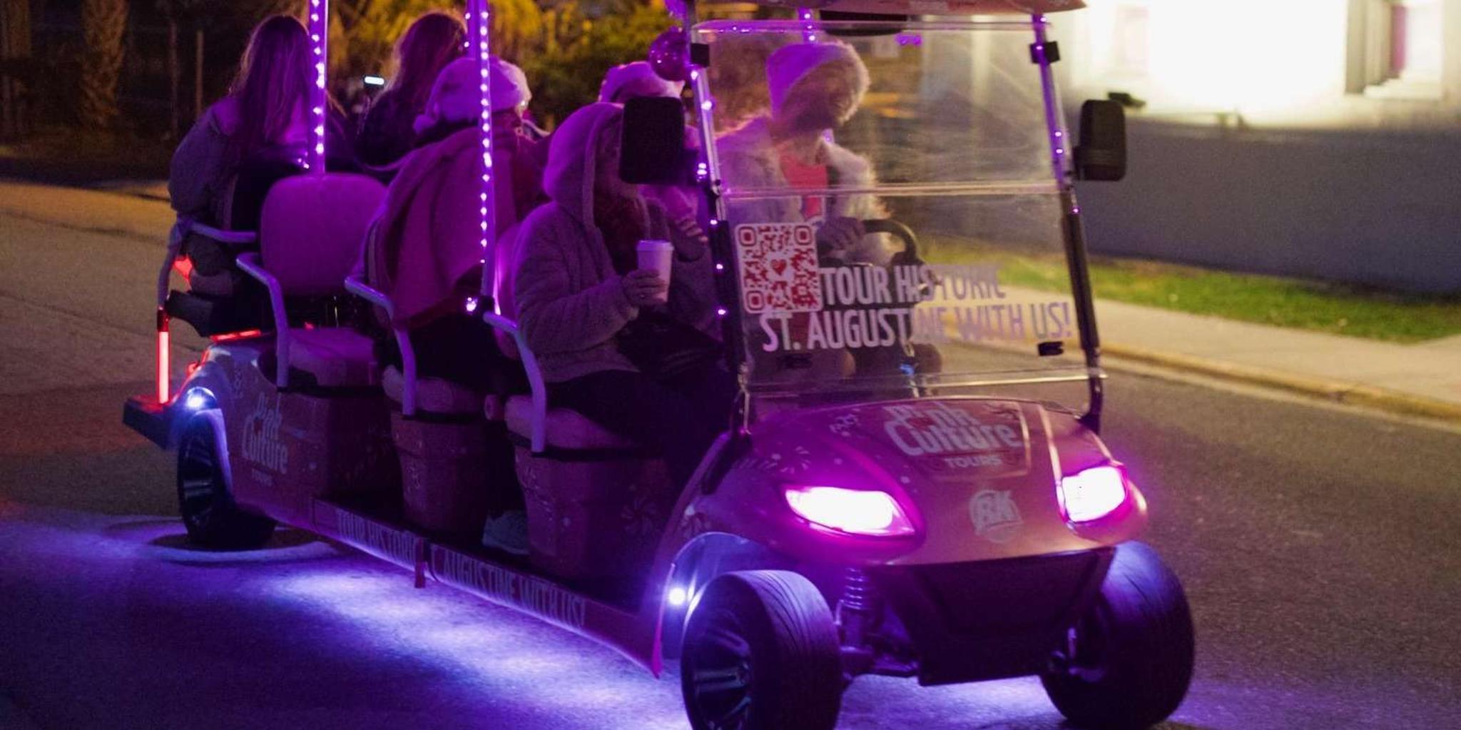 St. Augustine Nights of Lights Golf Cart Tour - Image 4