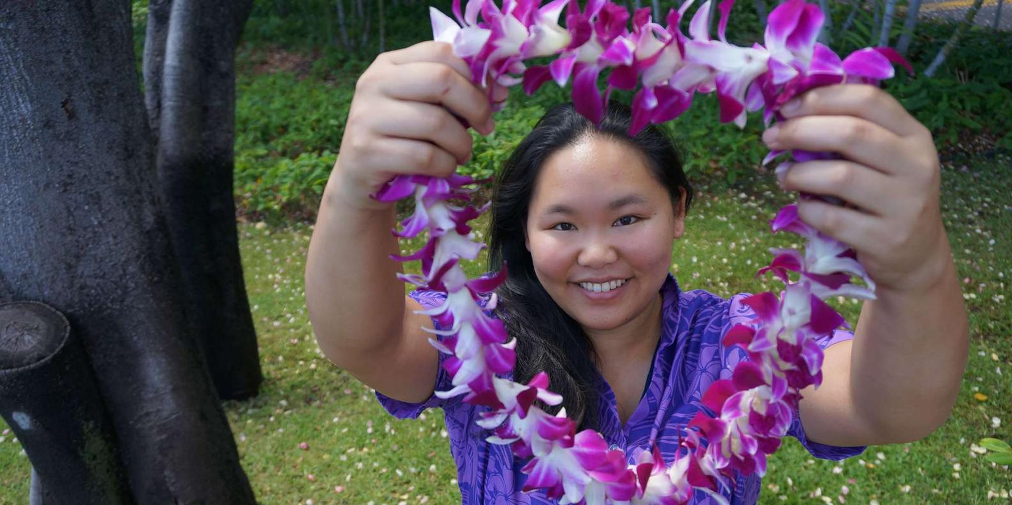 Maui Airport Traditional Lei Greeting
