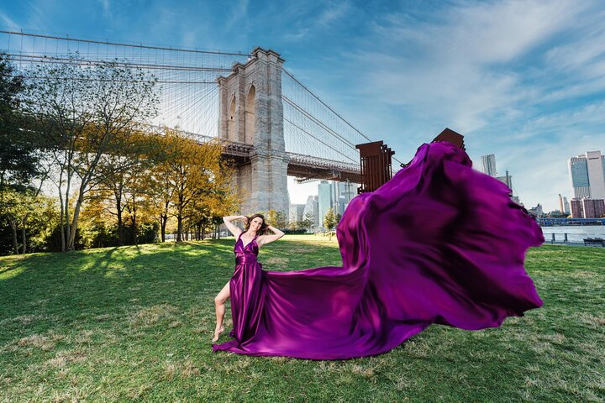 New York City Flying Dress Photoshoot - Image 6