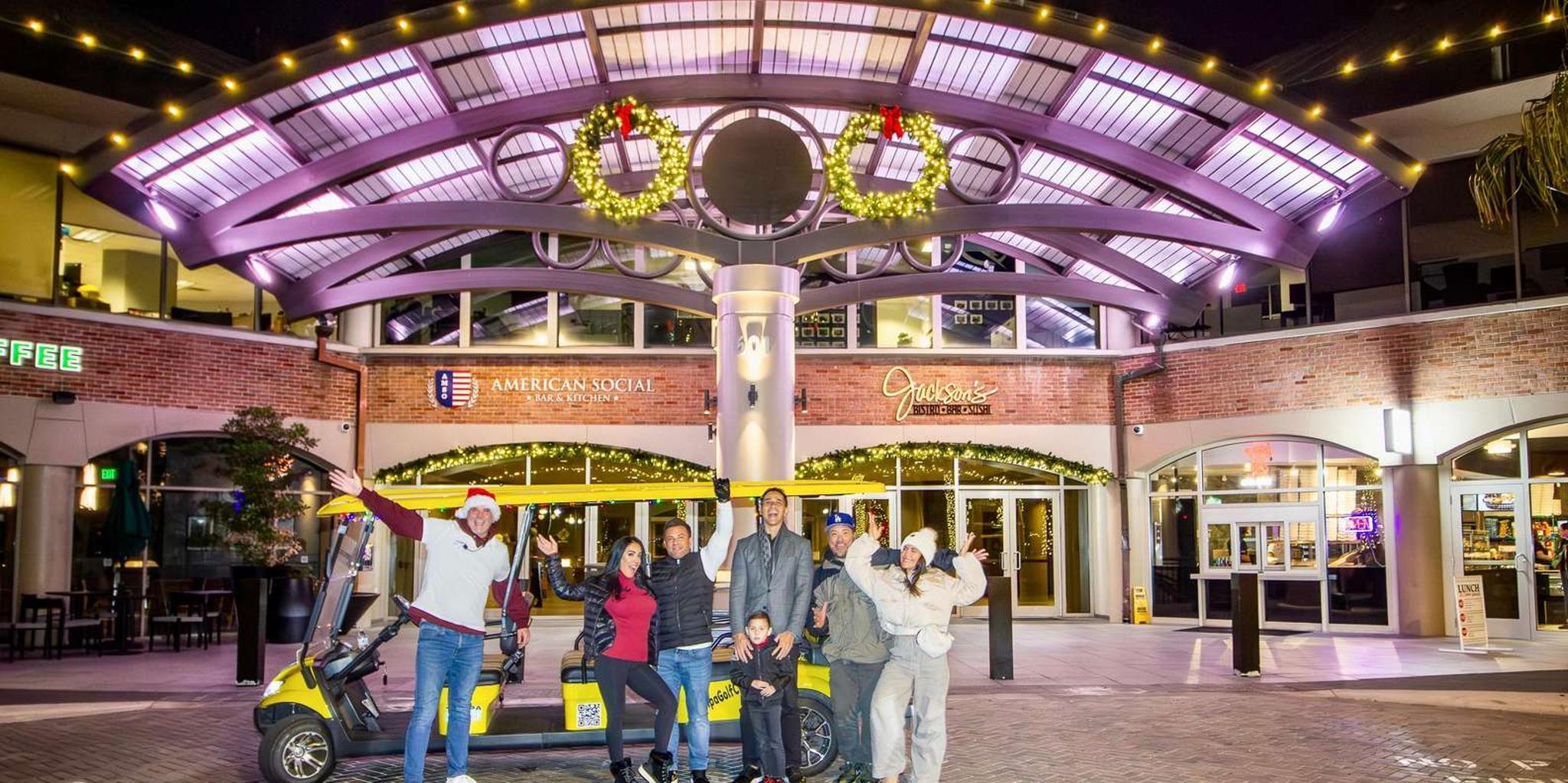 Tampa Christmas Lights Golf Cart Tour