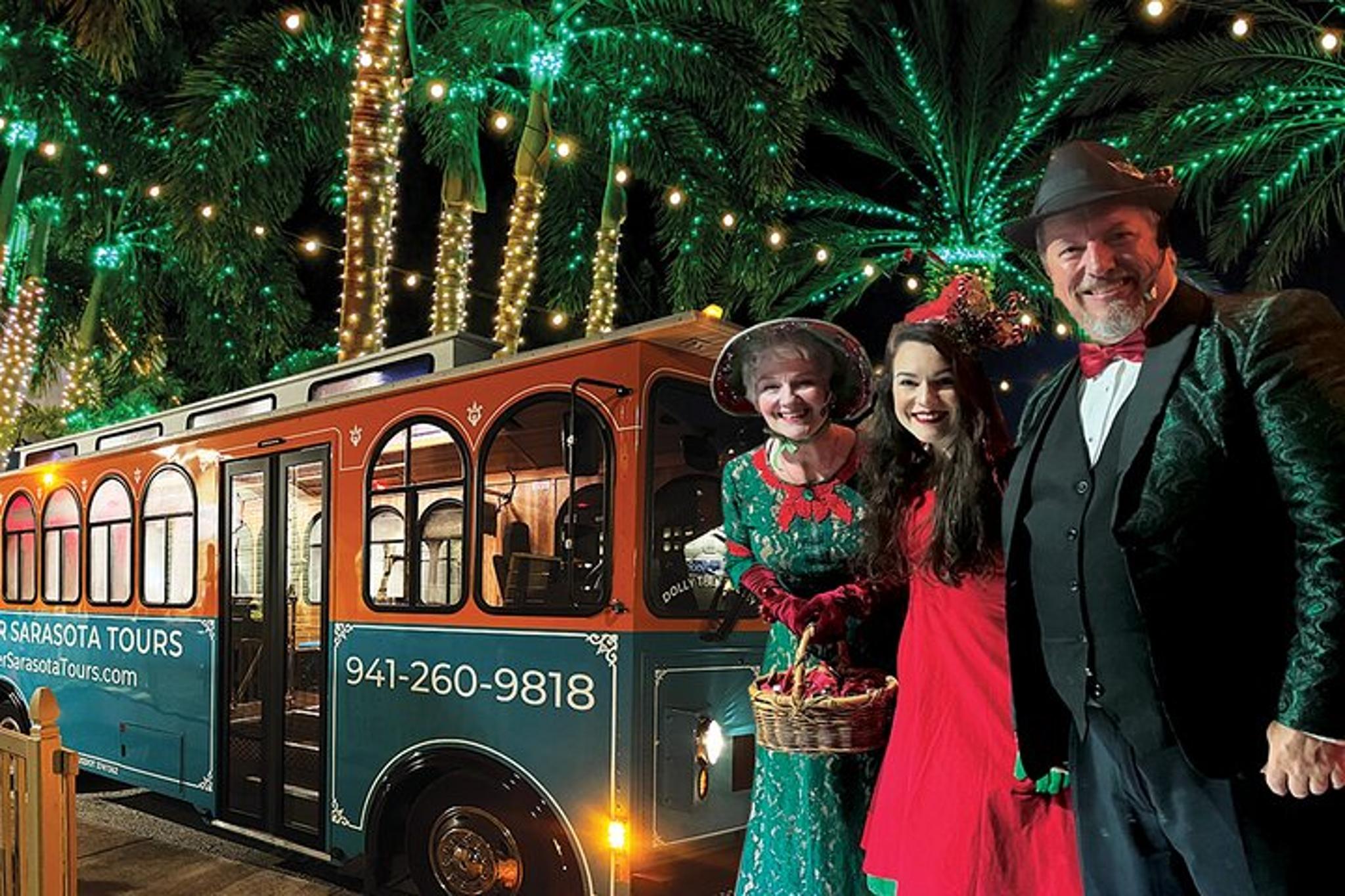 Sarasota Holiday Music & Lights Trolley Tour - Image 1