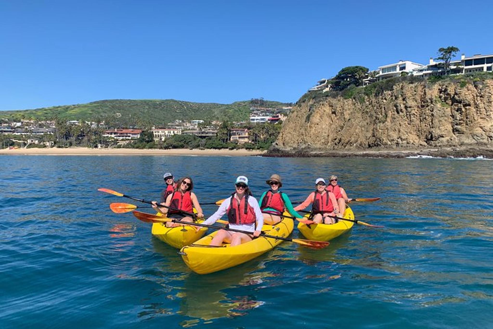 Laguna Beach Kayak Tour with Sea Lion Viewing 90 min