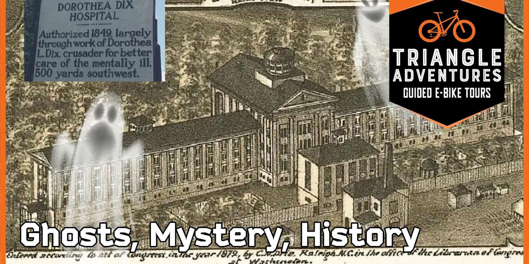 Raleigh E-bike Tour: Ghosts and Creepy History