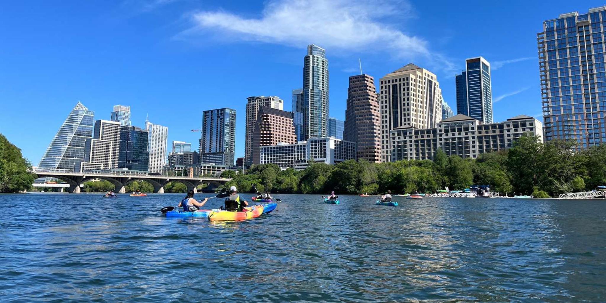 Austin Skyline Kayak Tour at Sunset - Image 4