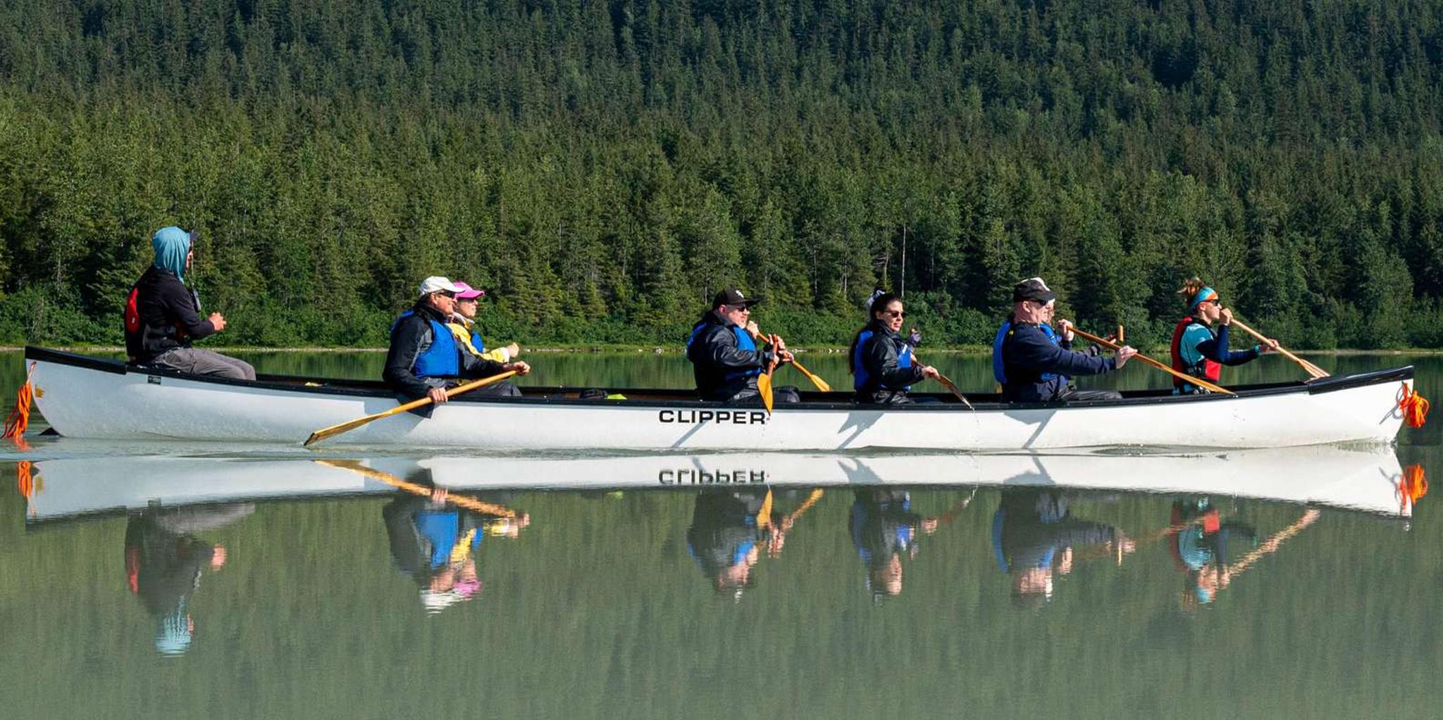 Juneau Mendenhall Glacier Canoe Paddle and Hike - Image 3