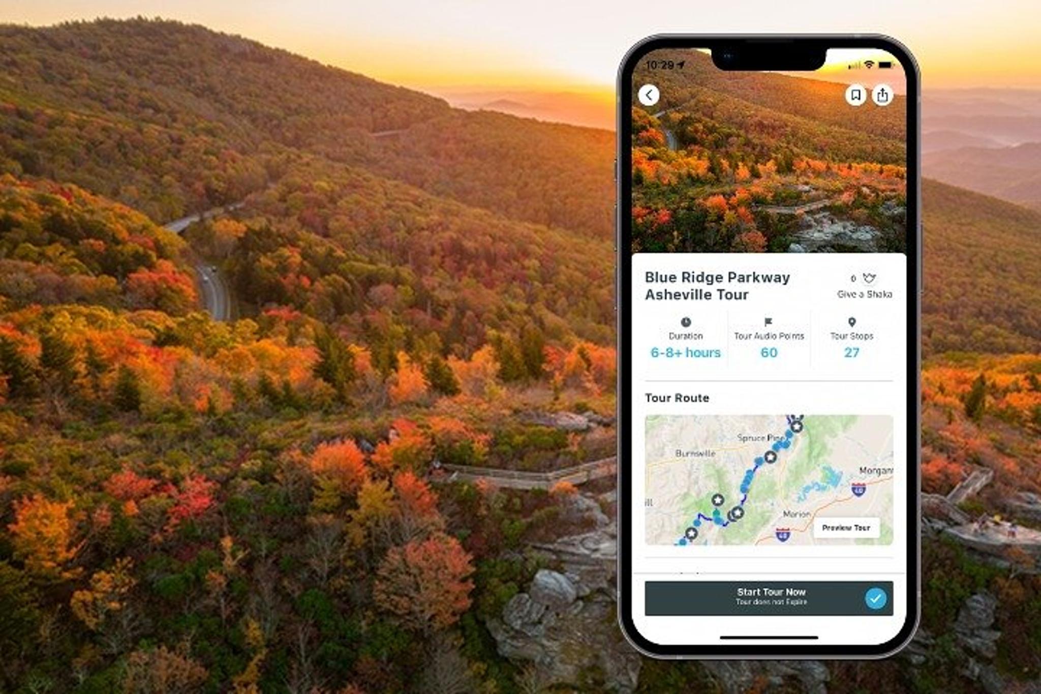 Asheville Blue Ridge Parkway Self-Guided Audio Tour