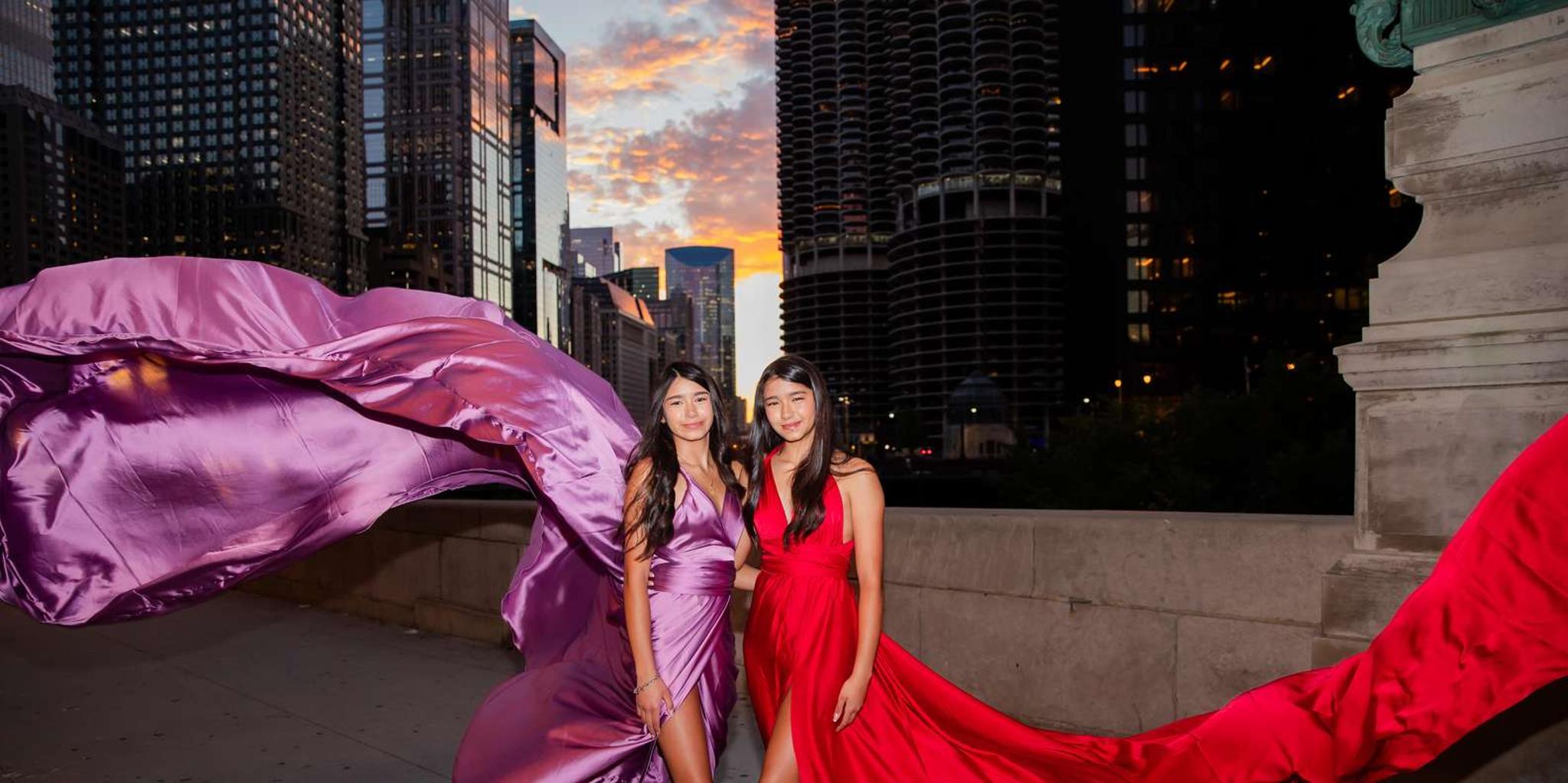 Chicago Flying Dress Photoshoot 1.5 hr - Image 2