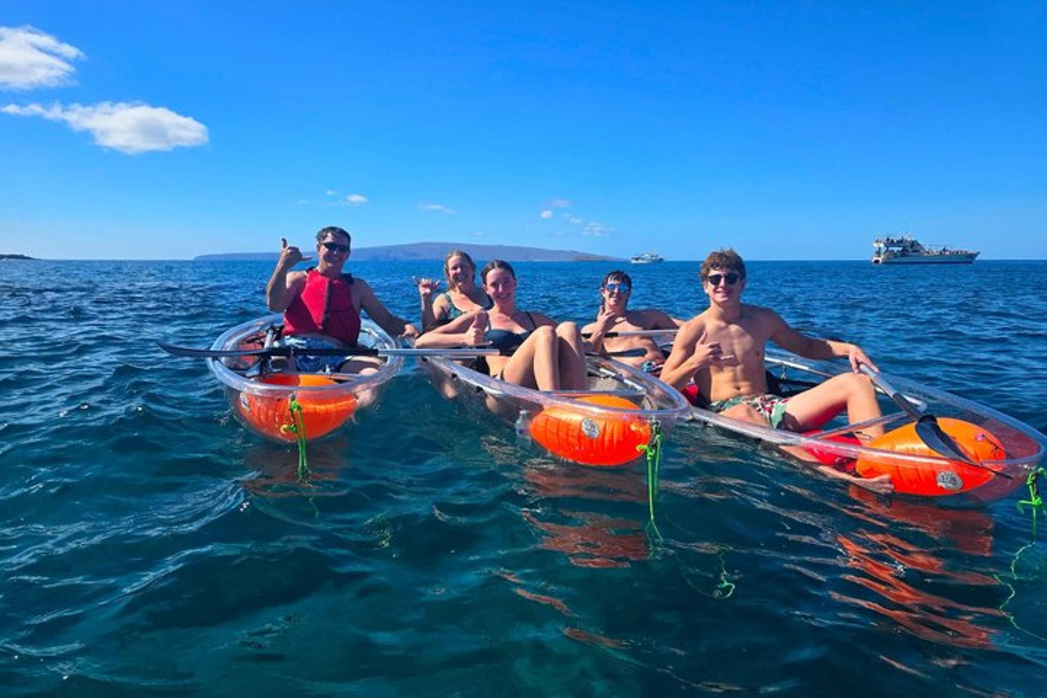 Maui Tandem Clear Kayak Rental 2 hr - Image 3