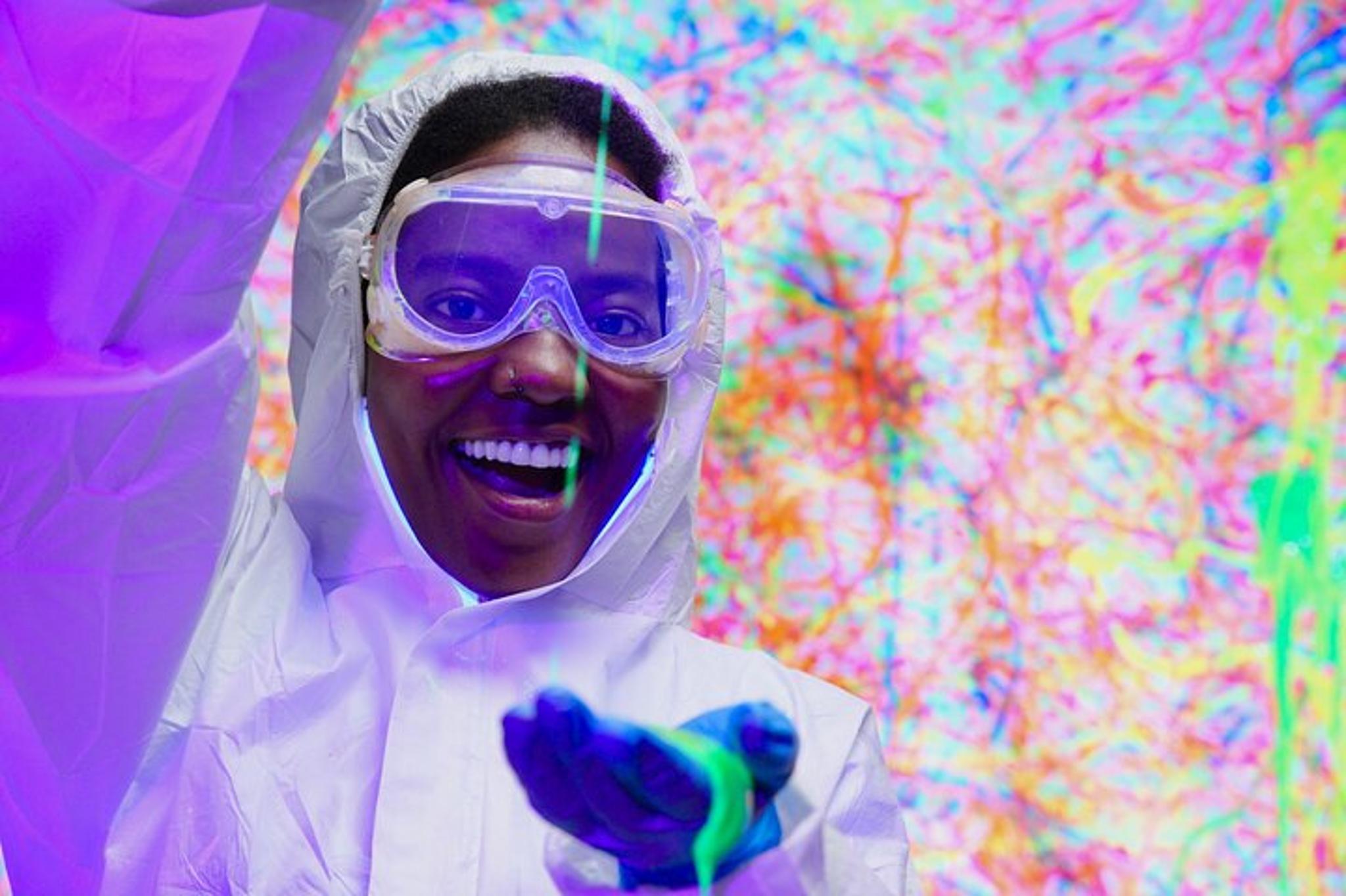 Baltimore Glow-in-the-Dark Splatter Paint Experience - Image 6