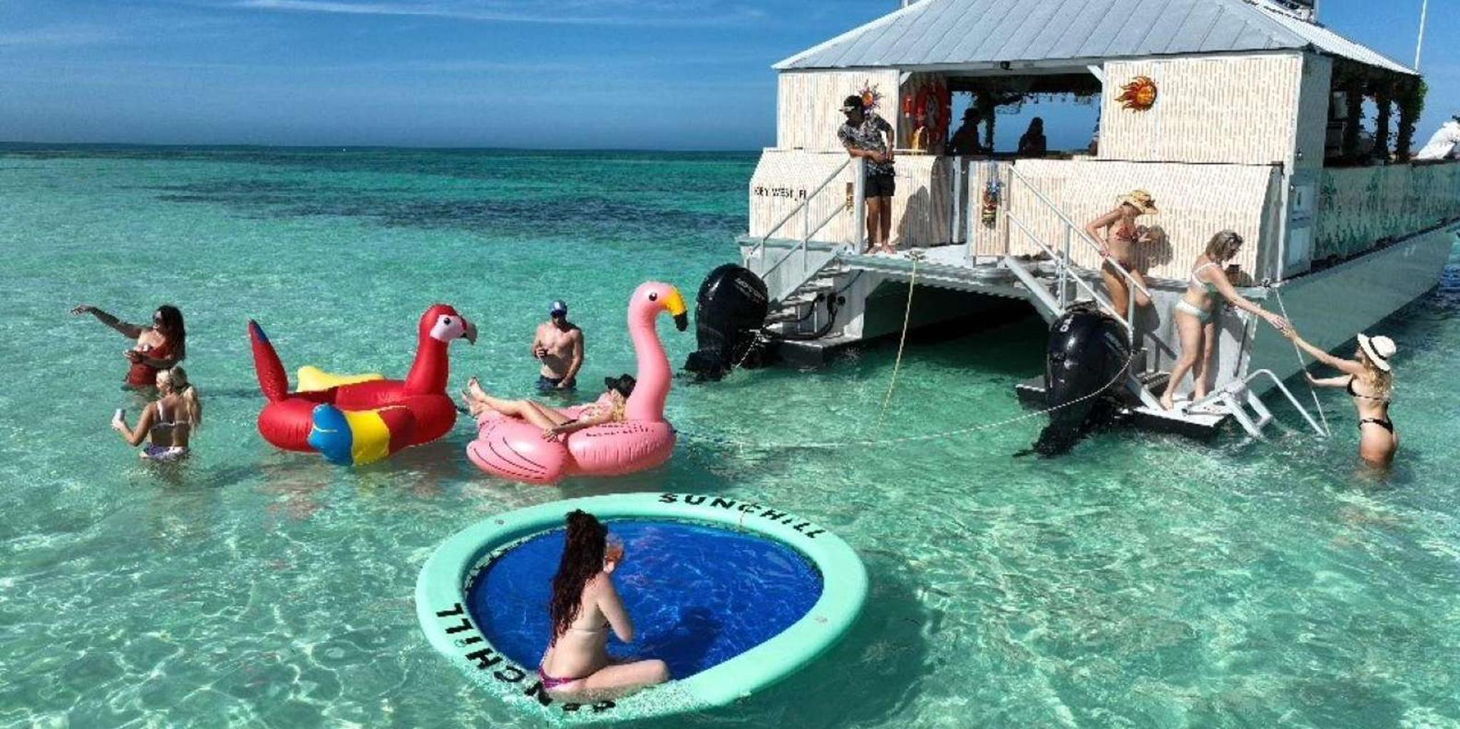 Key West Sandbar Safari Tiki Cruise