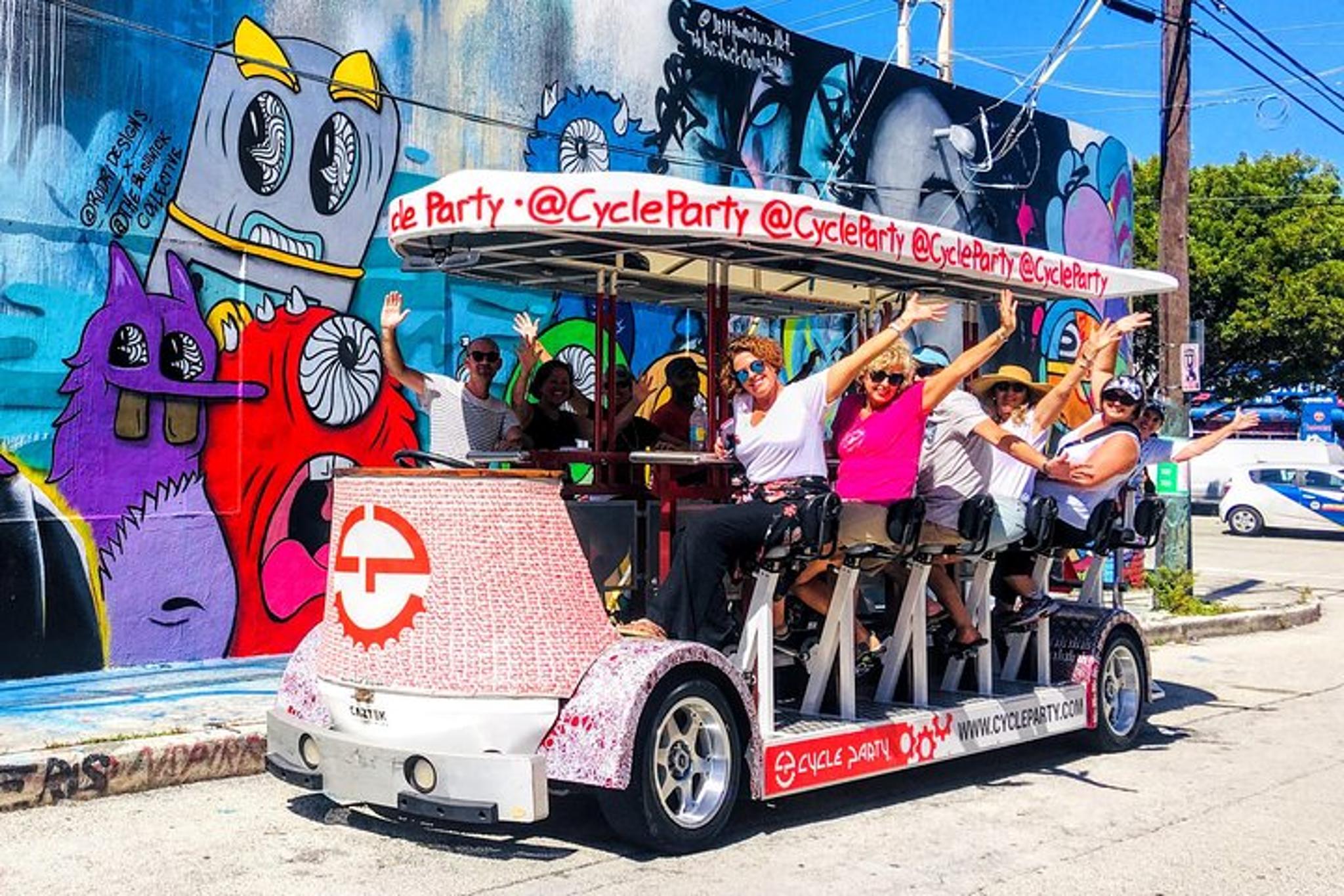 Miami Graffiti Tour on a Party Bike 90 min - Image 2