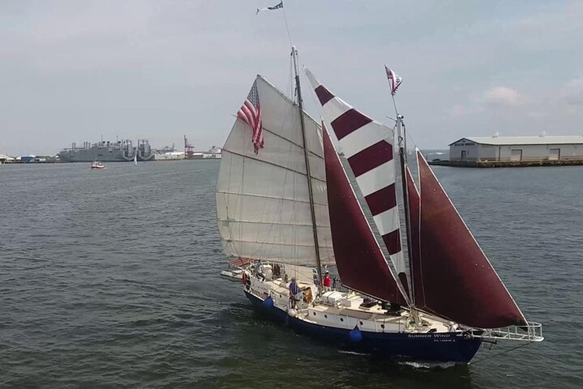 Baltimore Evening Sail on the Summer Wind
