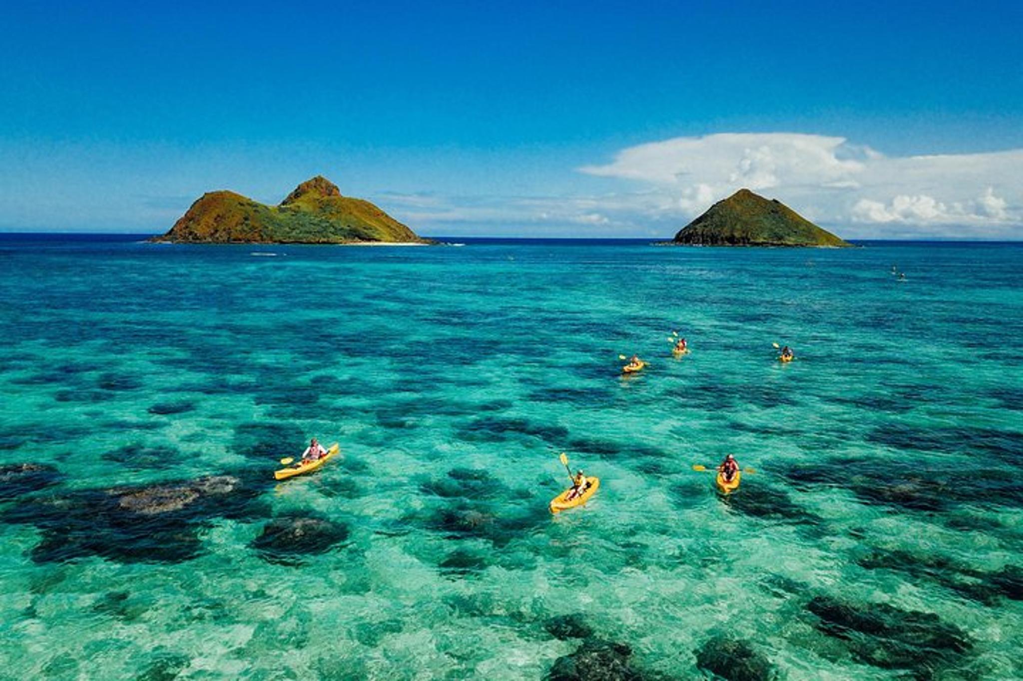 Kailua Twin Islands Guided Kayak Tour