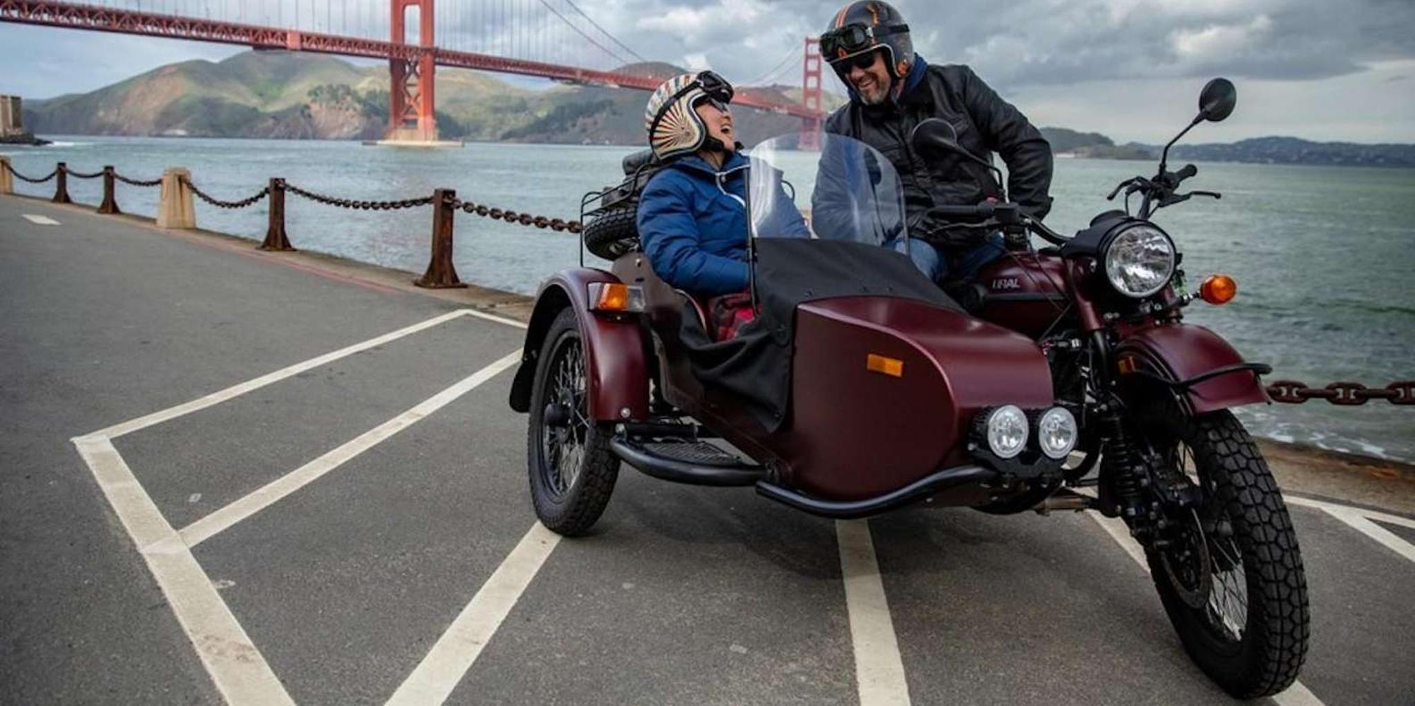 San Francisco City Tour by Vintage Sidecar at Sunset