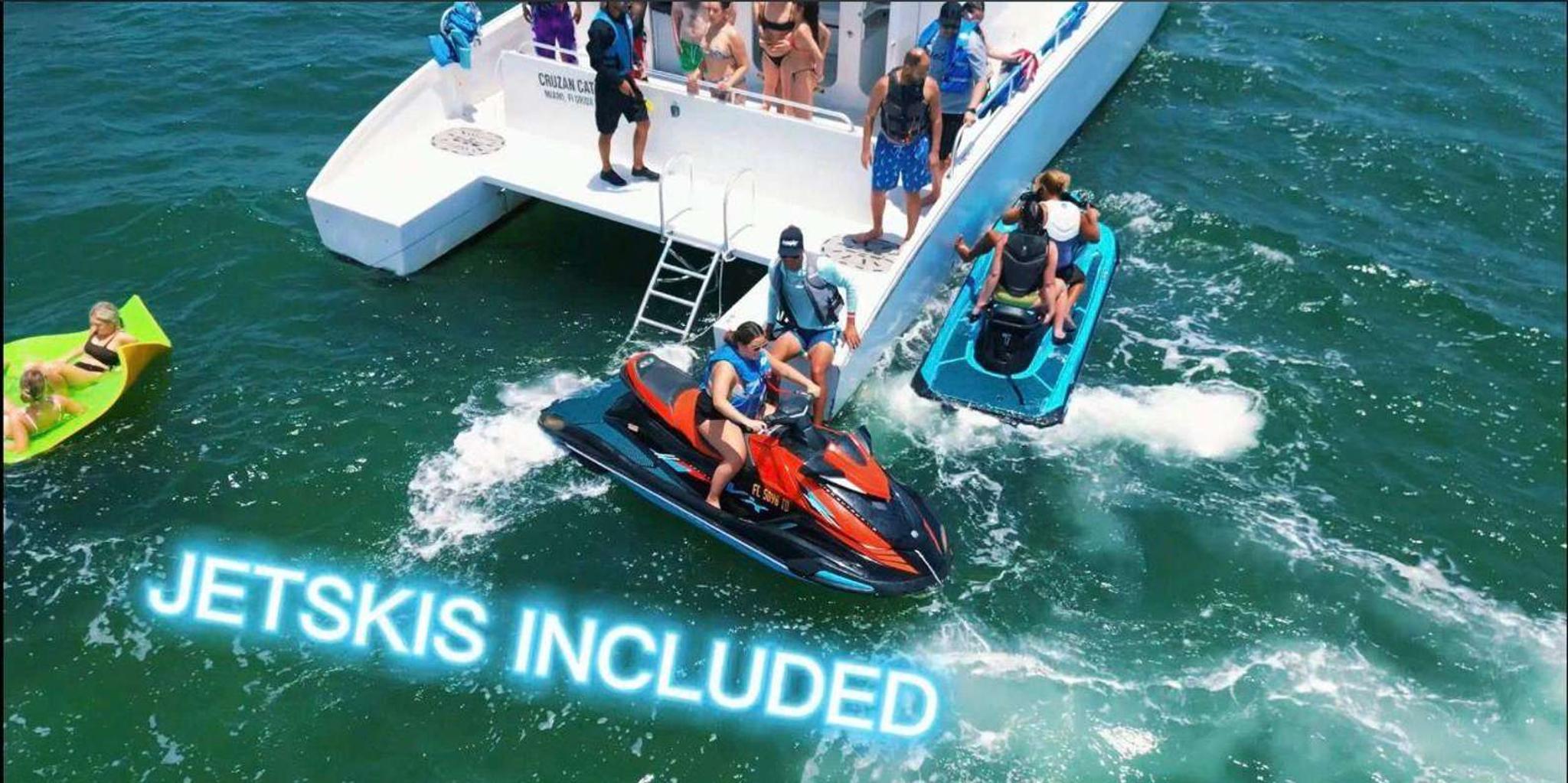 Miami Biscayne Bay Catamaran Party with Jet Ski - Image 6