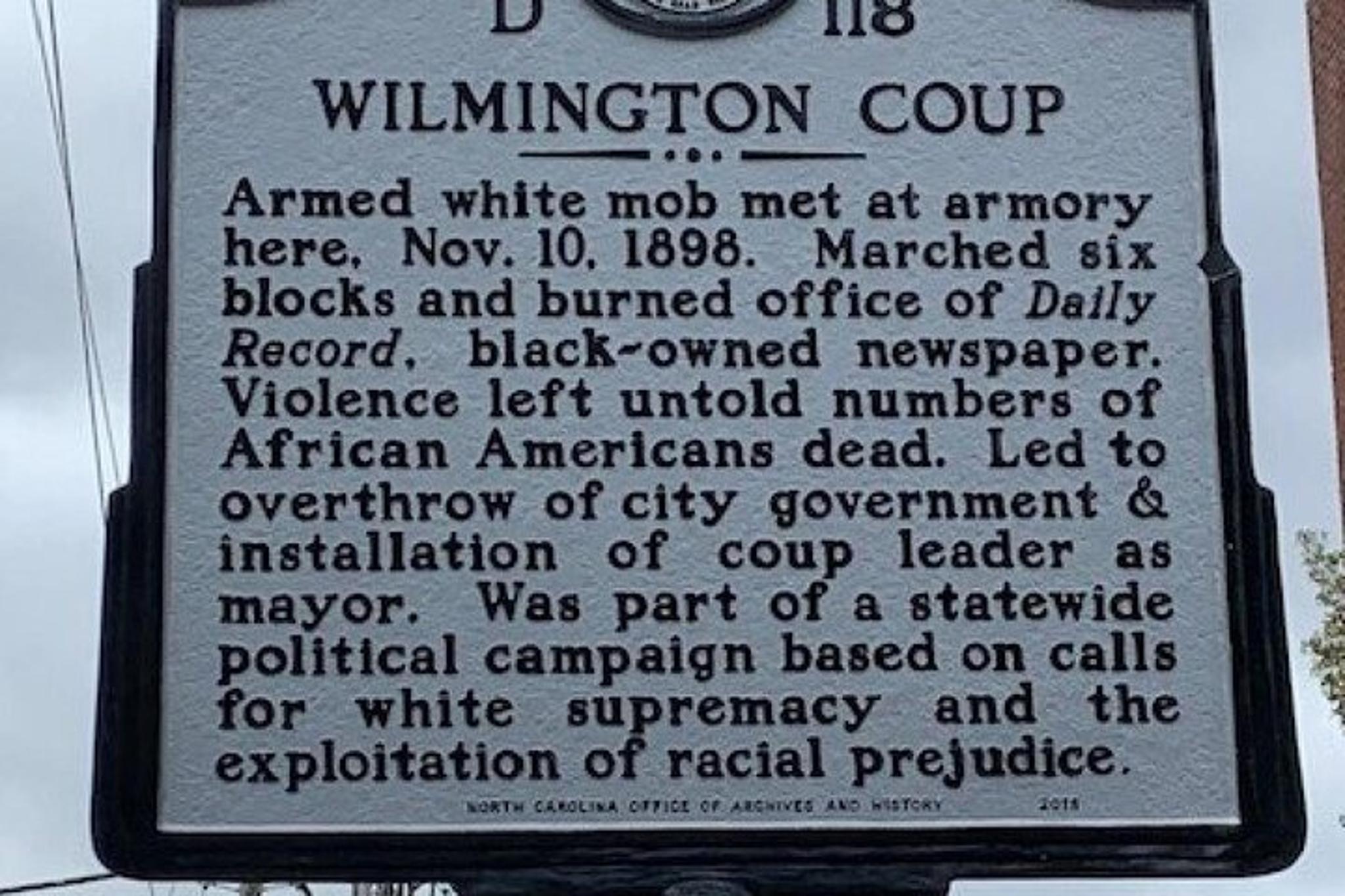 Wilmington Coup and Massacre Historic Tour 75 min - Image 3