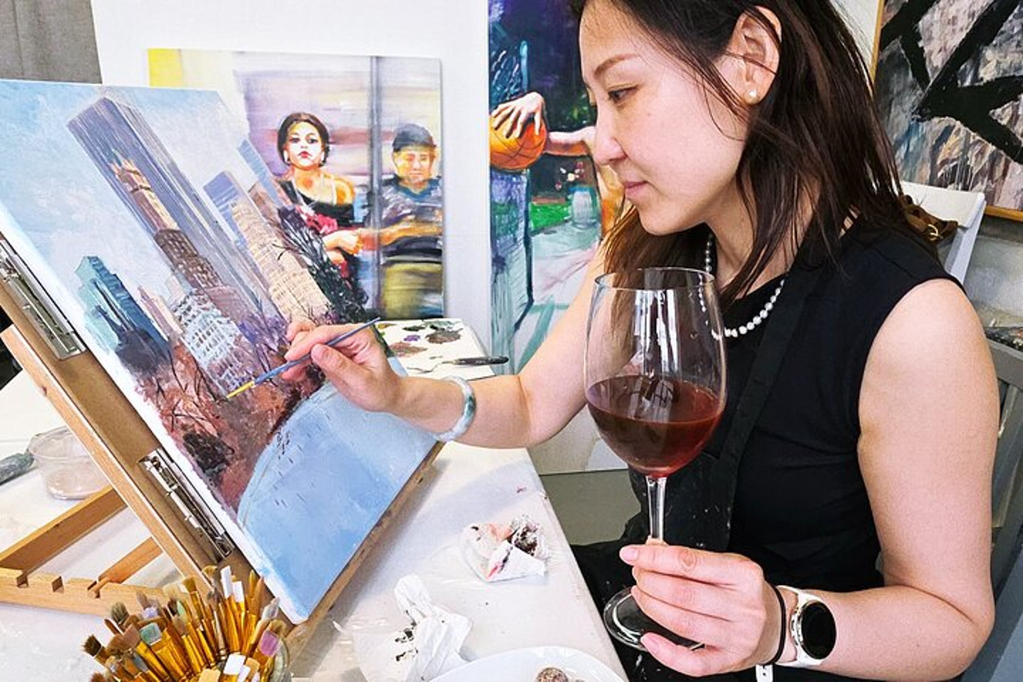 New York City Art Studio Painting Experience - Image 6