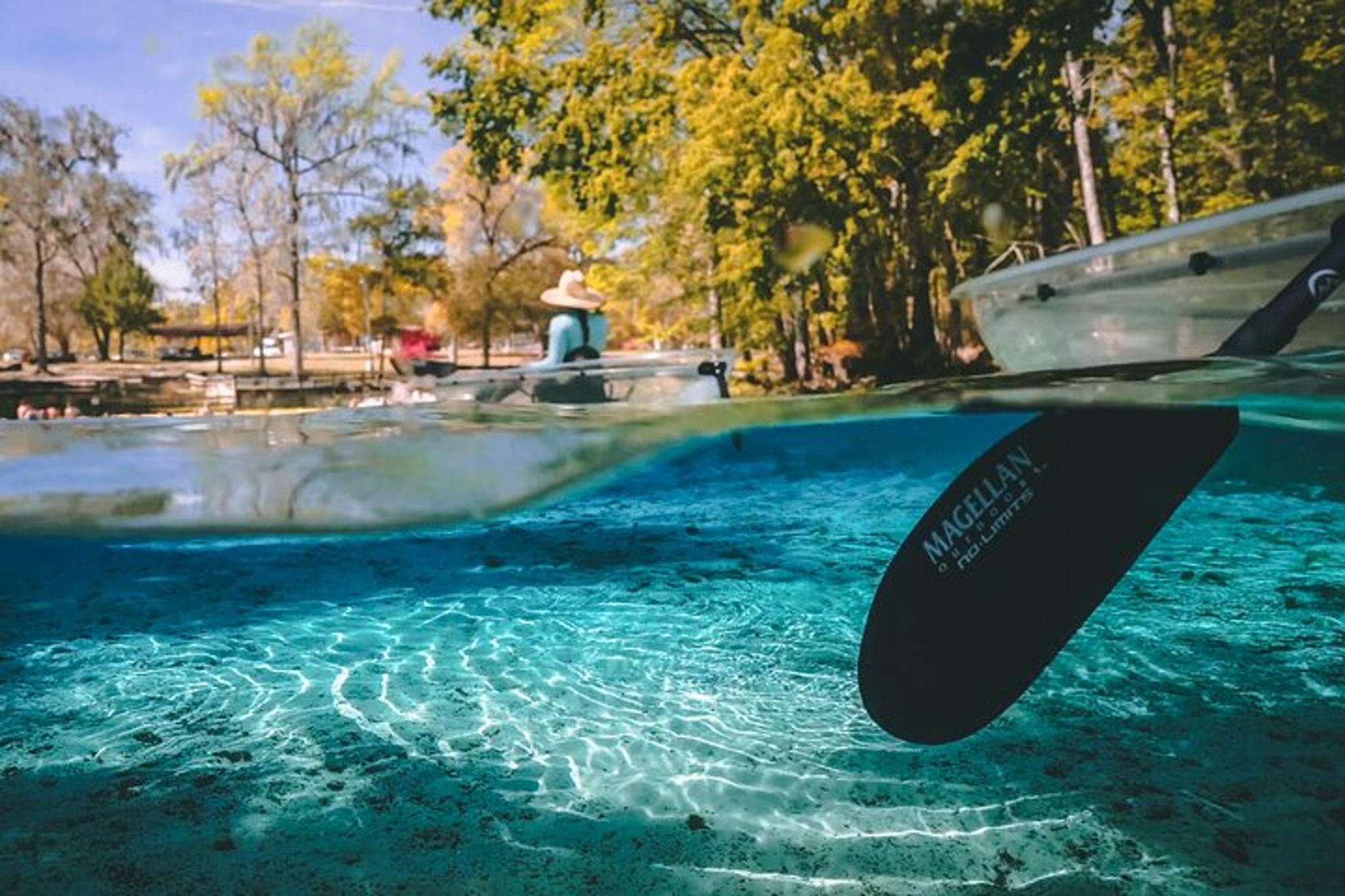 Gilchrist Blue Glass Bottom Kayak Eco Tour 2 hr - Image 4
