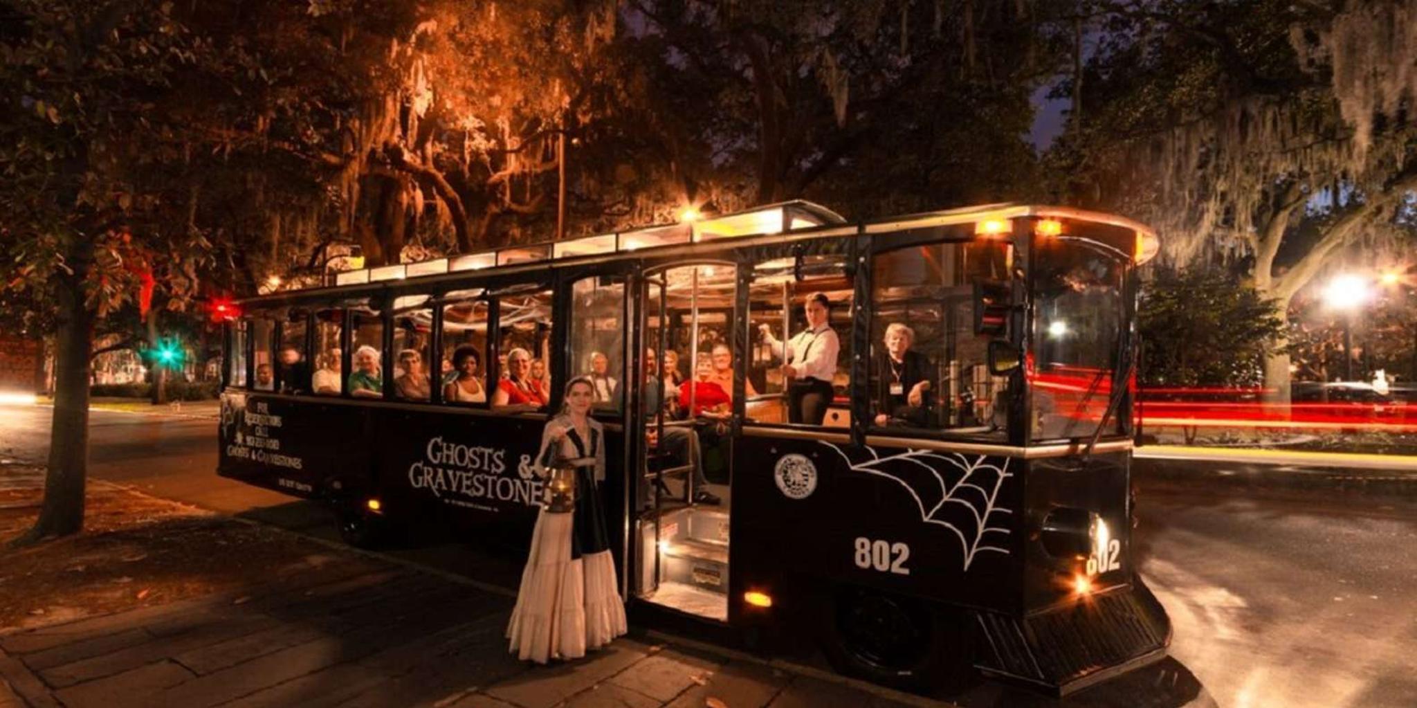Savannah Ghosts and Gravestones Trolley Tour