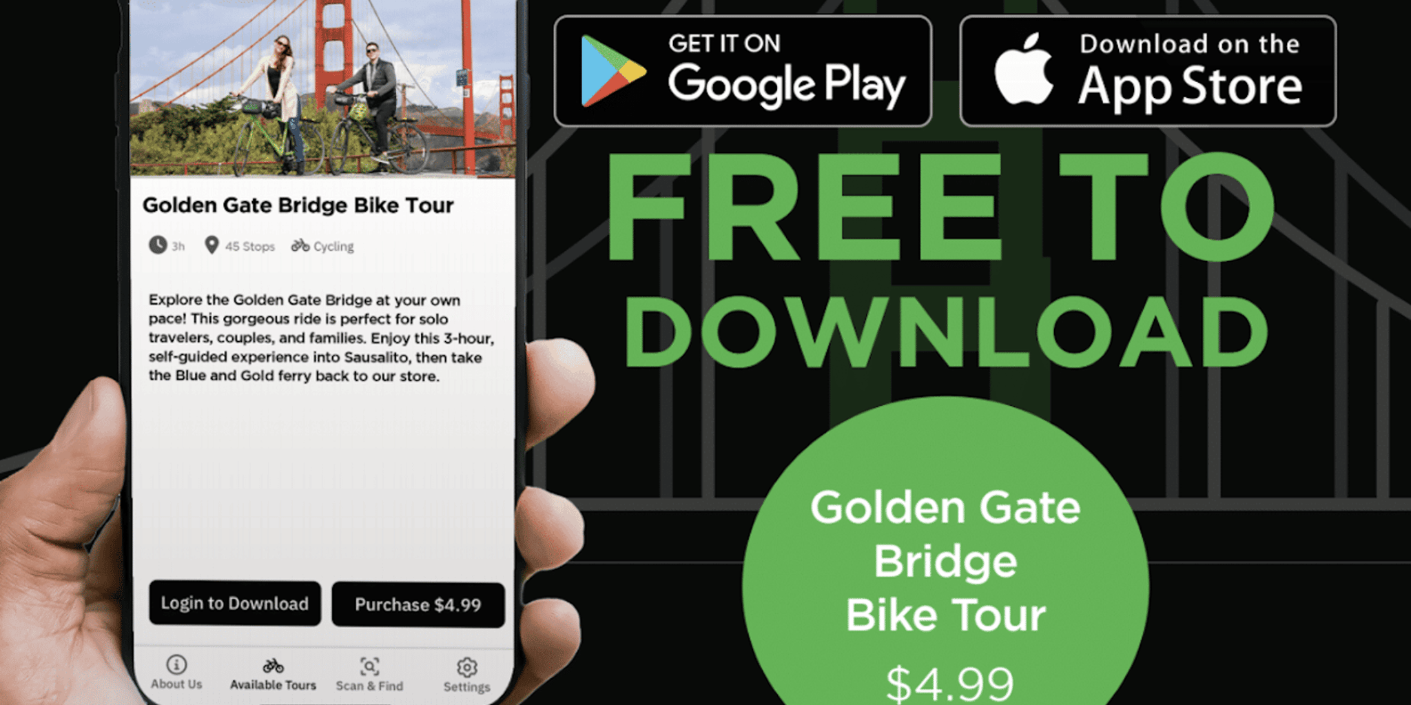 San Francisco Golden Gate Bridge Self-Guided Tour App - Image 1