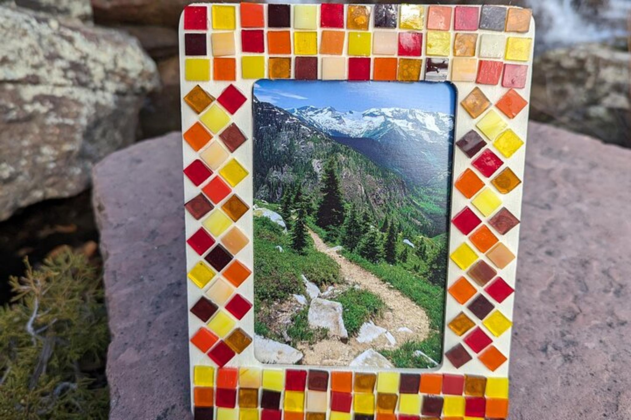 Estes Park Mosaic Picture Frame Art Kit - Image 2