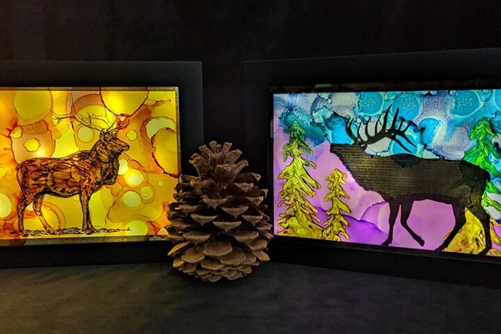Estes Park Alcohol Ink Art Class 1 hr - Image 2