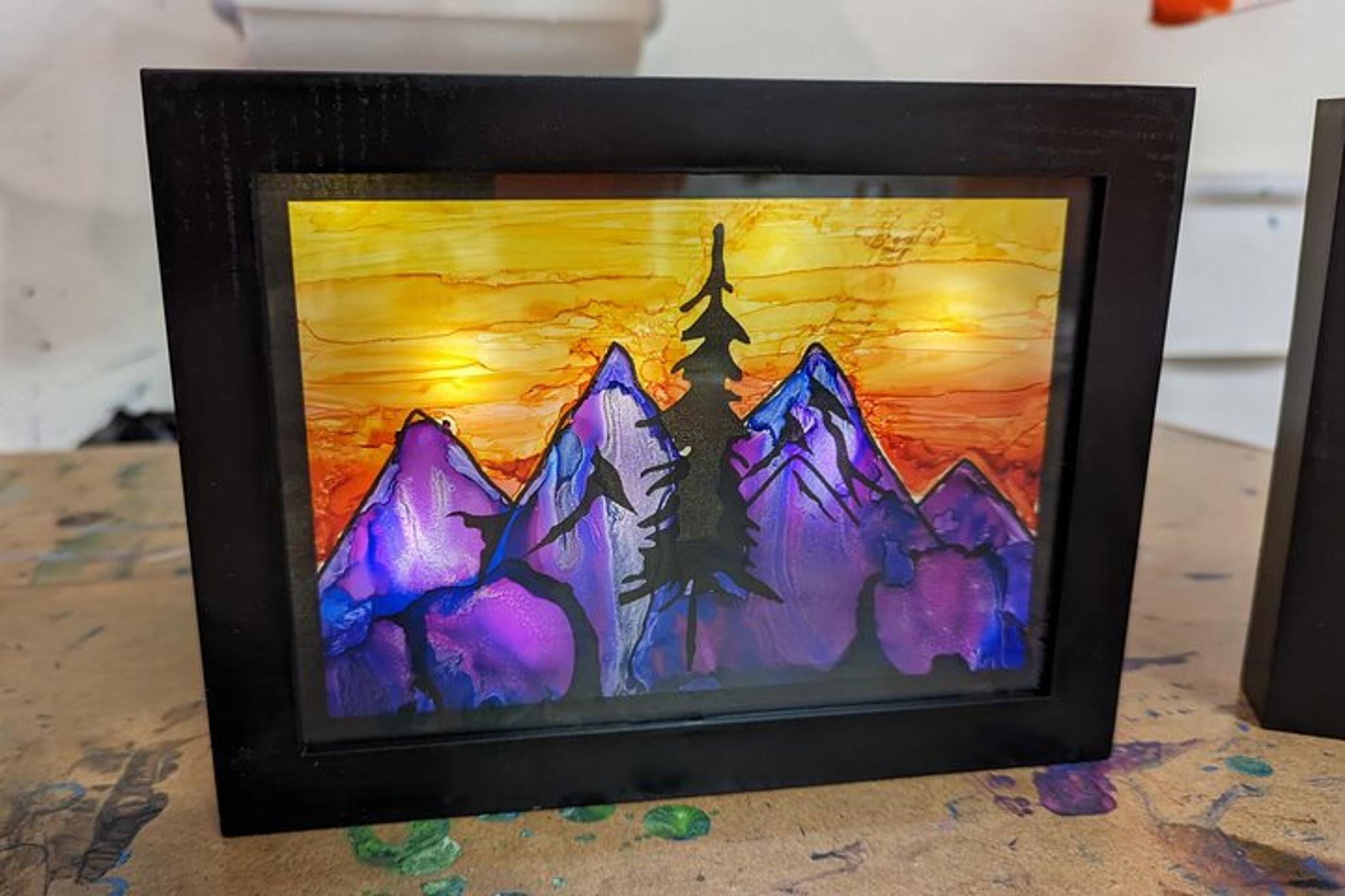 Estes Park Alcohol Ink Art Class 1 hr - Image 5
