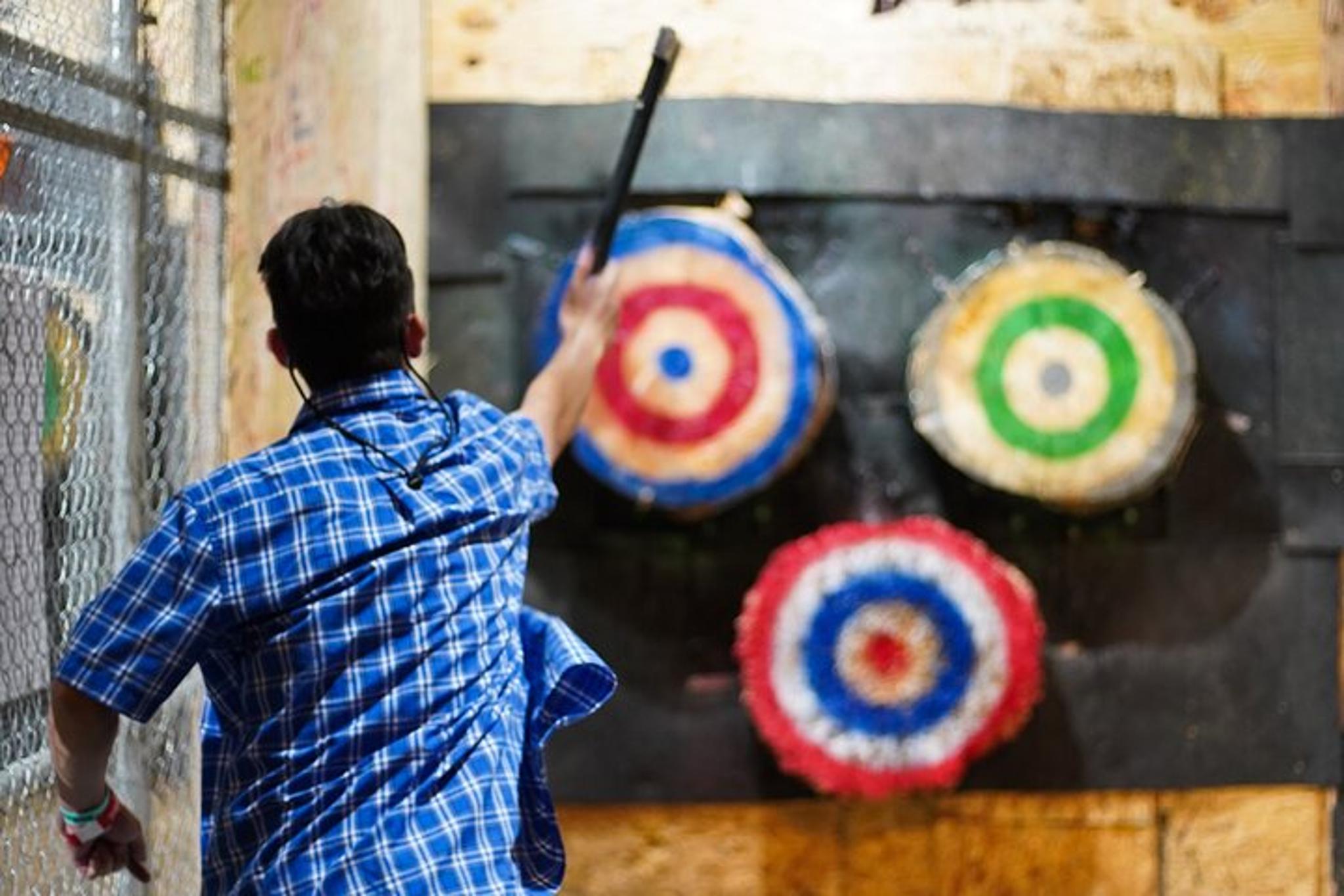 Las Vegas Axe Throwing Experience