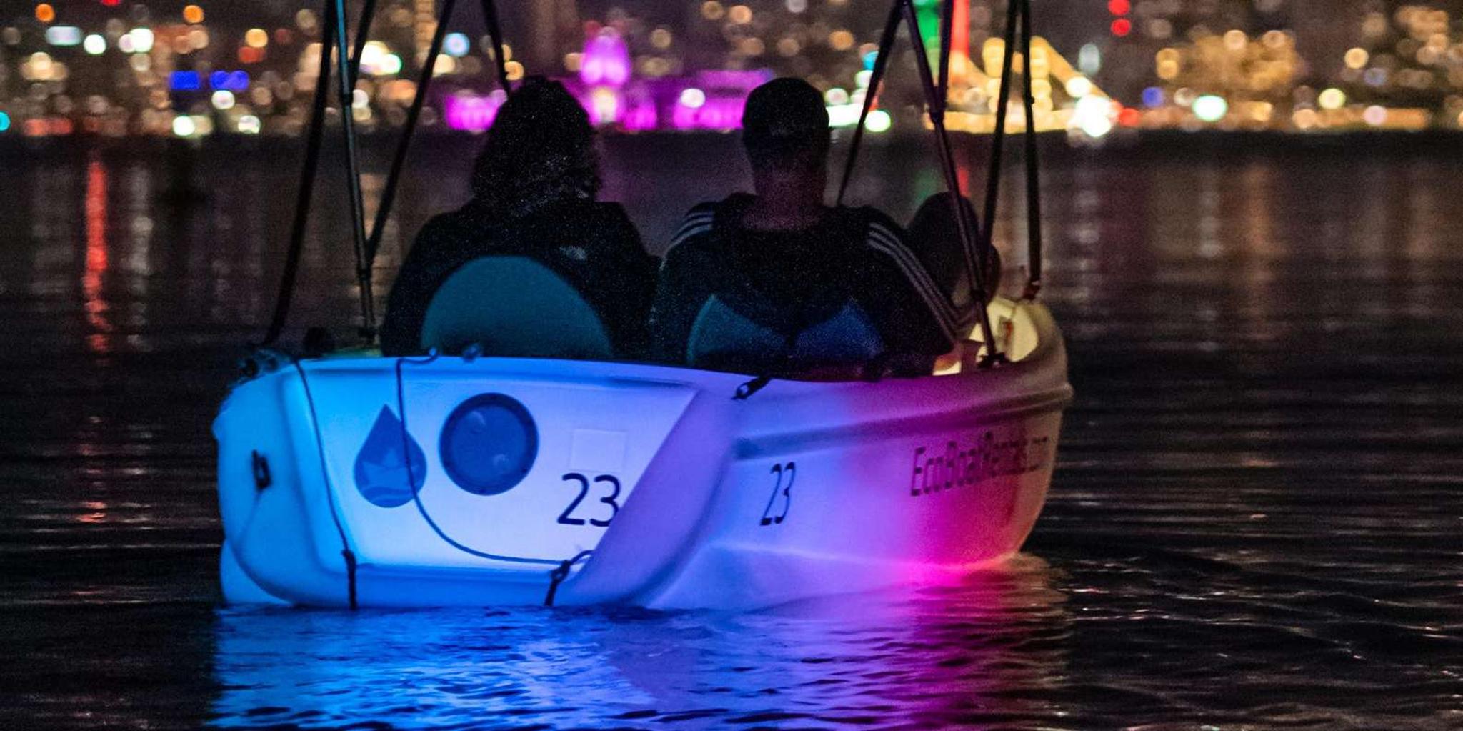 San Diego Glow Pedal Boat Tour at Night - Image 2
