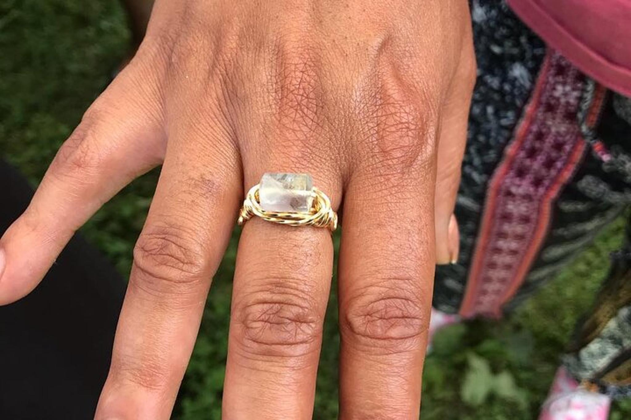 Wire Wrapping Gemstone Rings Class